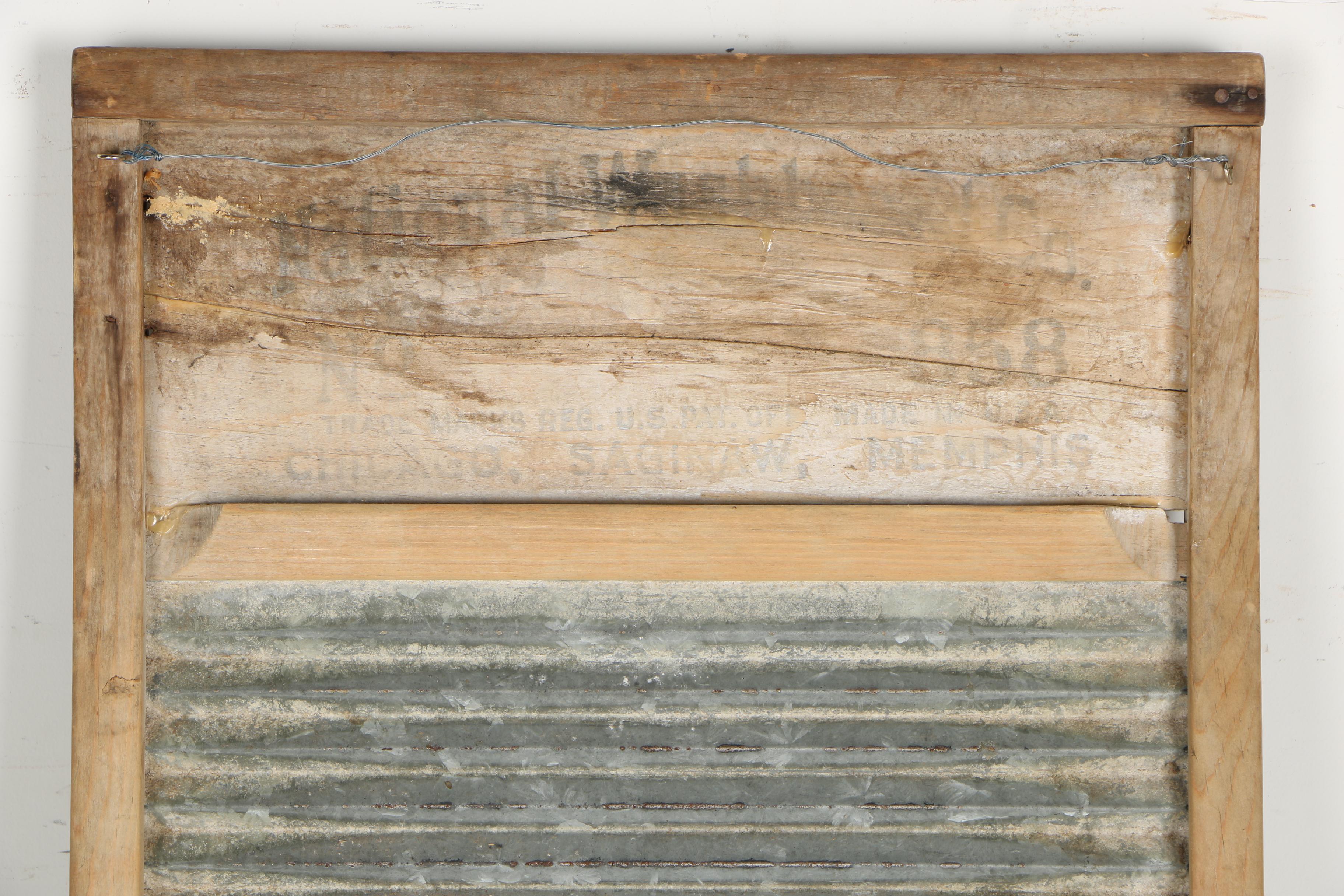 Early 20th Century Wooden Washboards