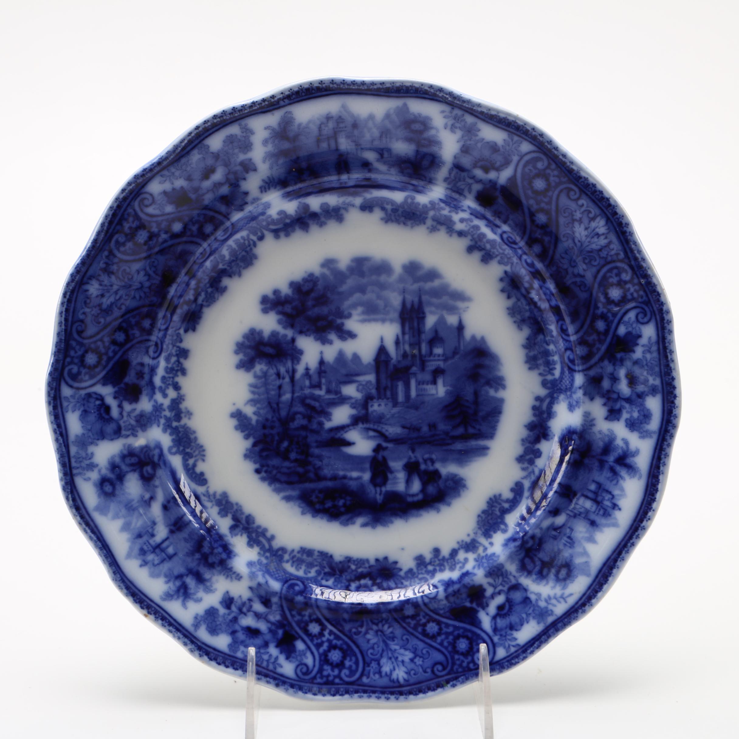 Porcelain Plates Including Antique Robert Klemm Oyster Plates