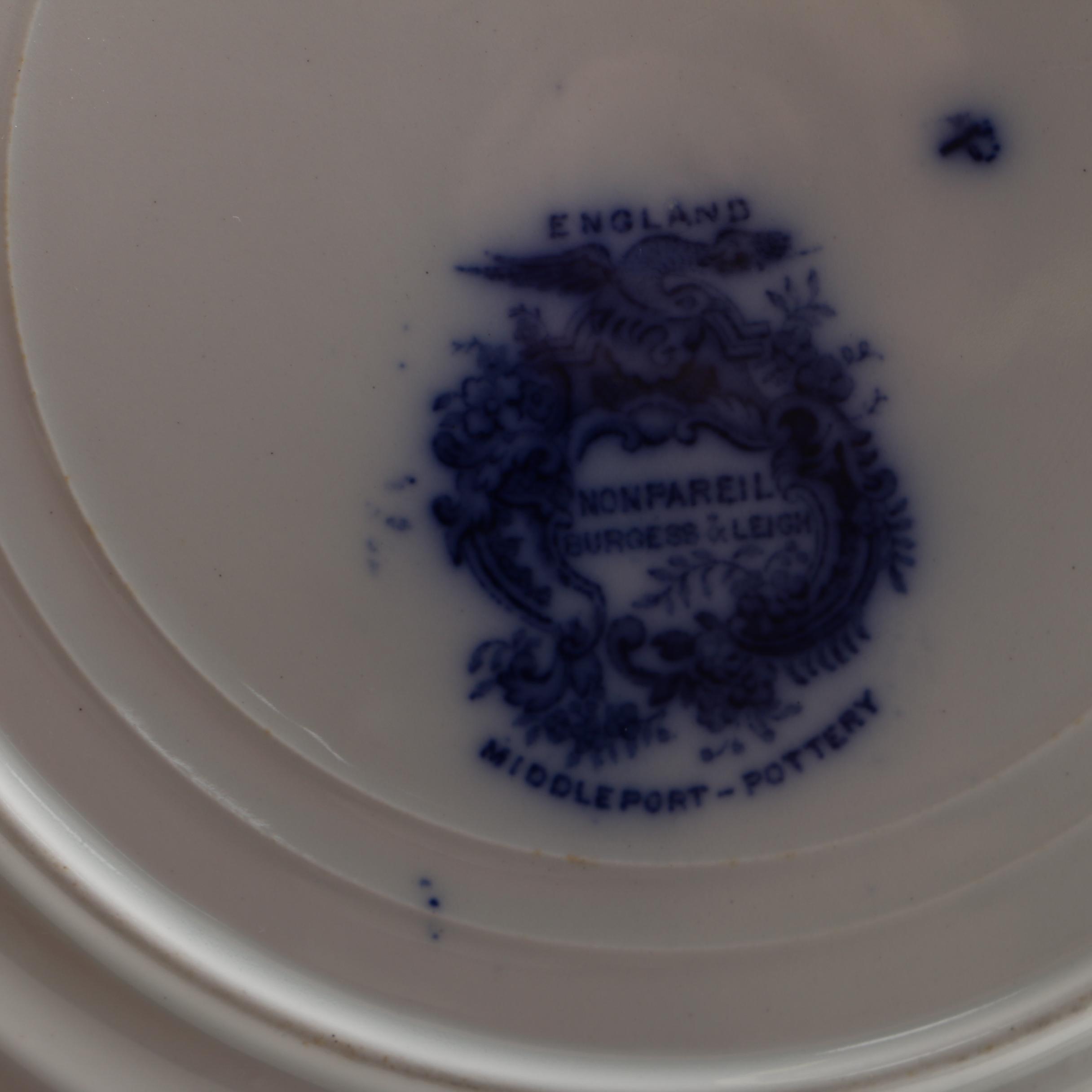 Porcelain Plates Including Antique Robert Klemm Oyster Plates