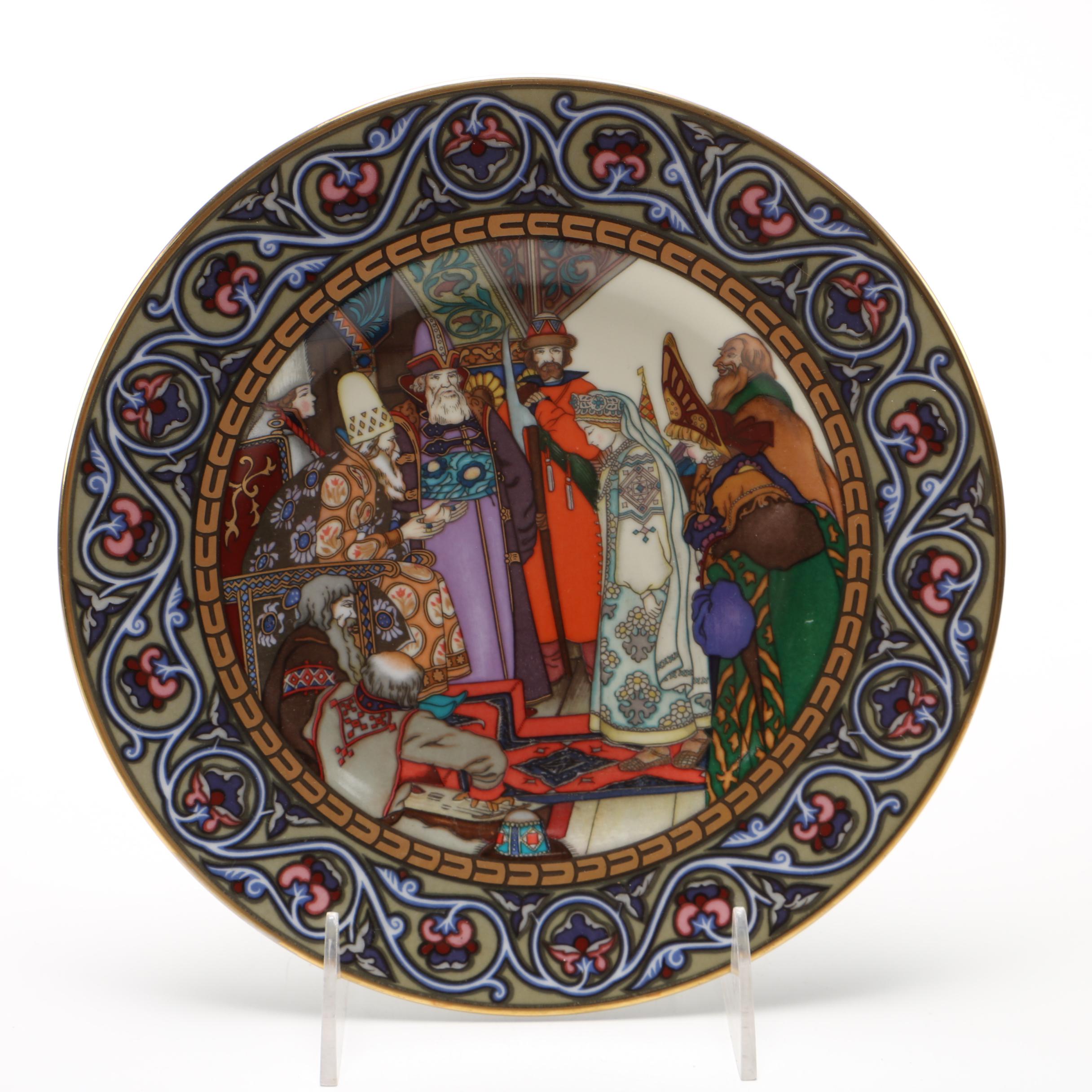 Porcelain Plates Including Antique Robert Klemm Oyster Plates