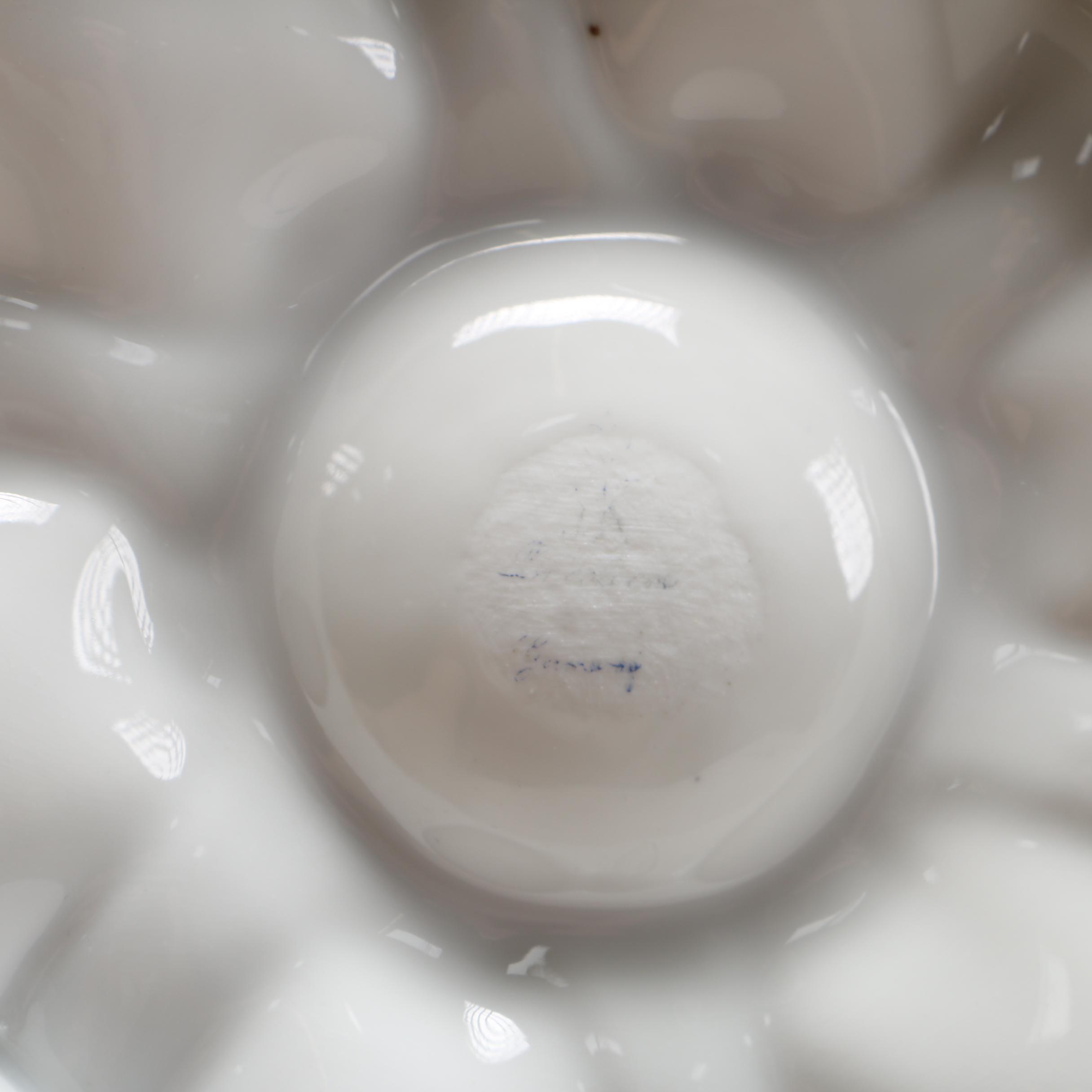 Porcelain Plates Including Antique Robert Klemm Oyster Plates