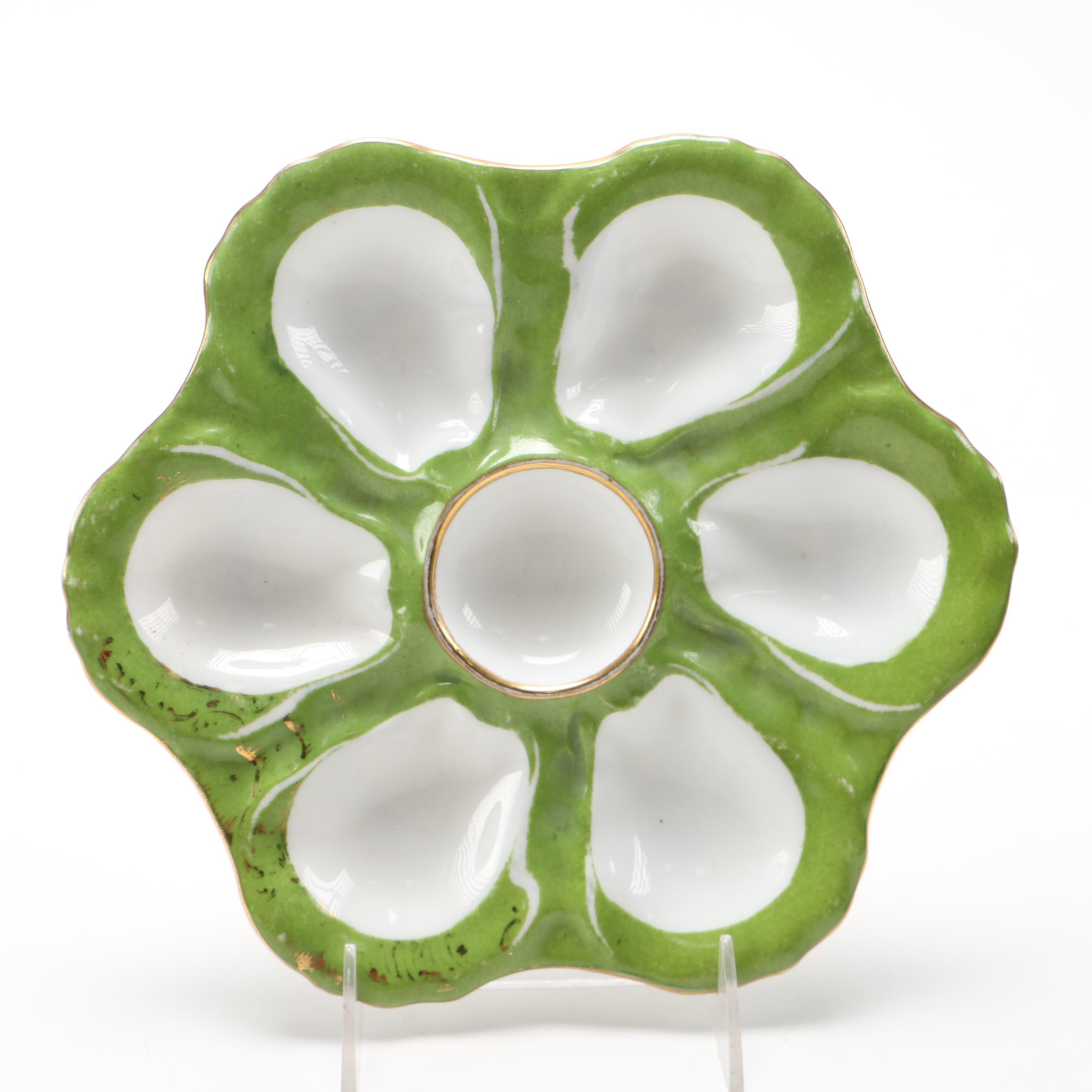Porcelain Plates Including Antique Robert Klemm Oyster Plates