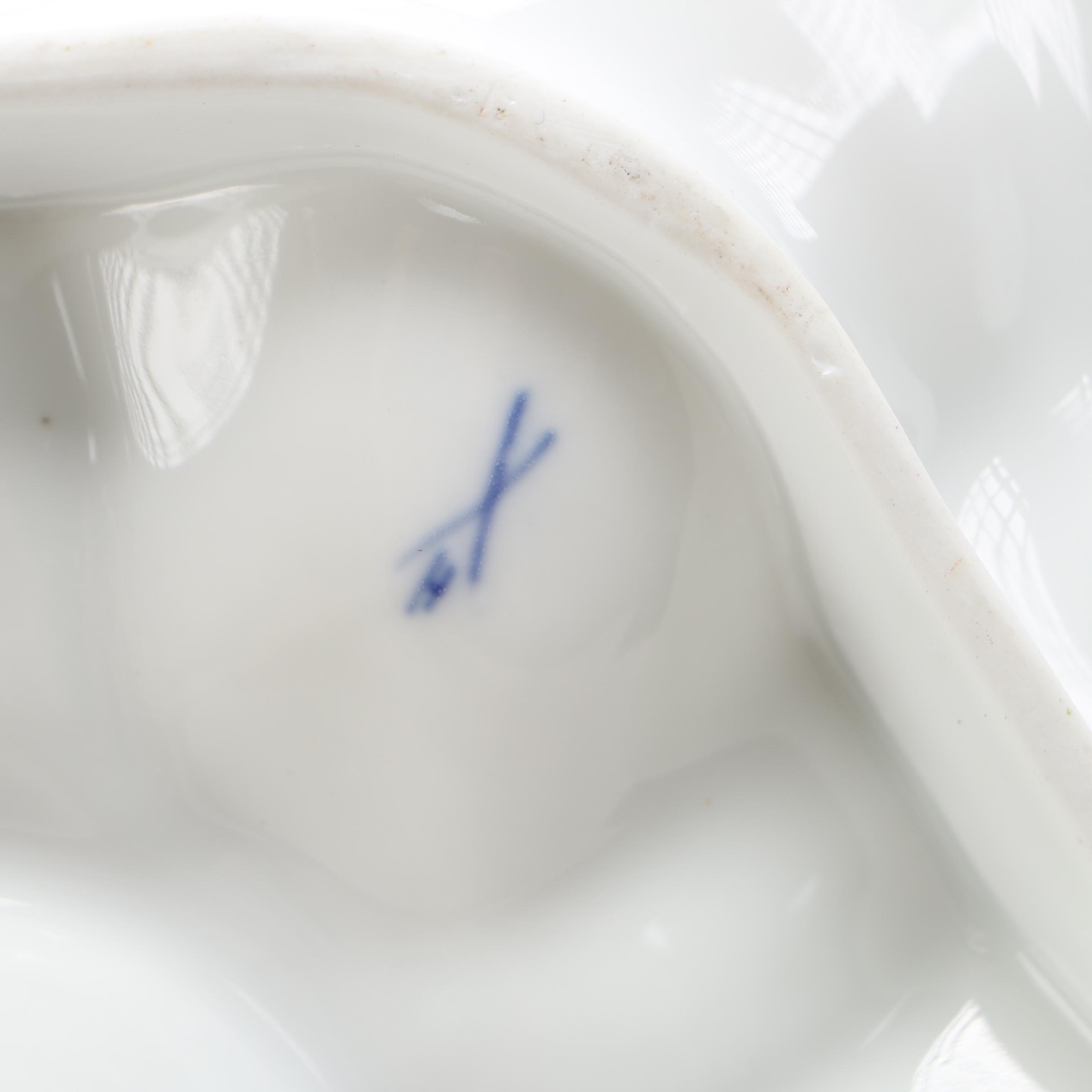 Porcelain Plates Including Antique Robert Klemm Oyster Plates