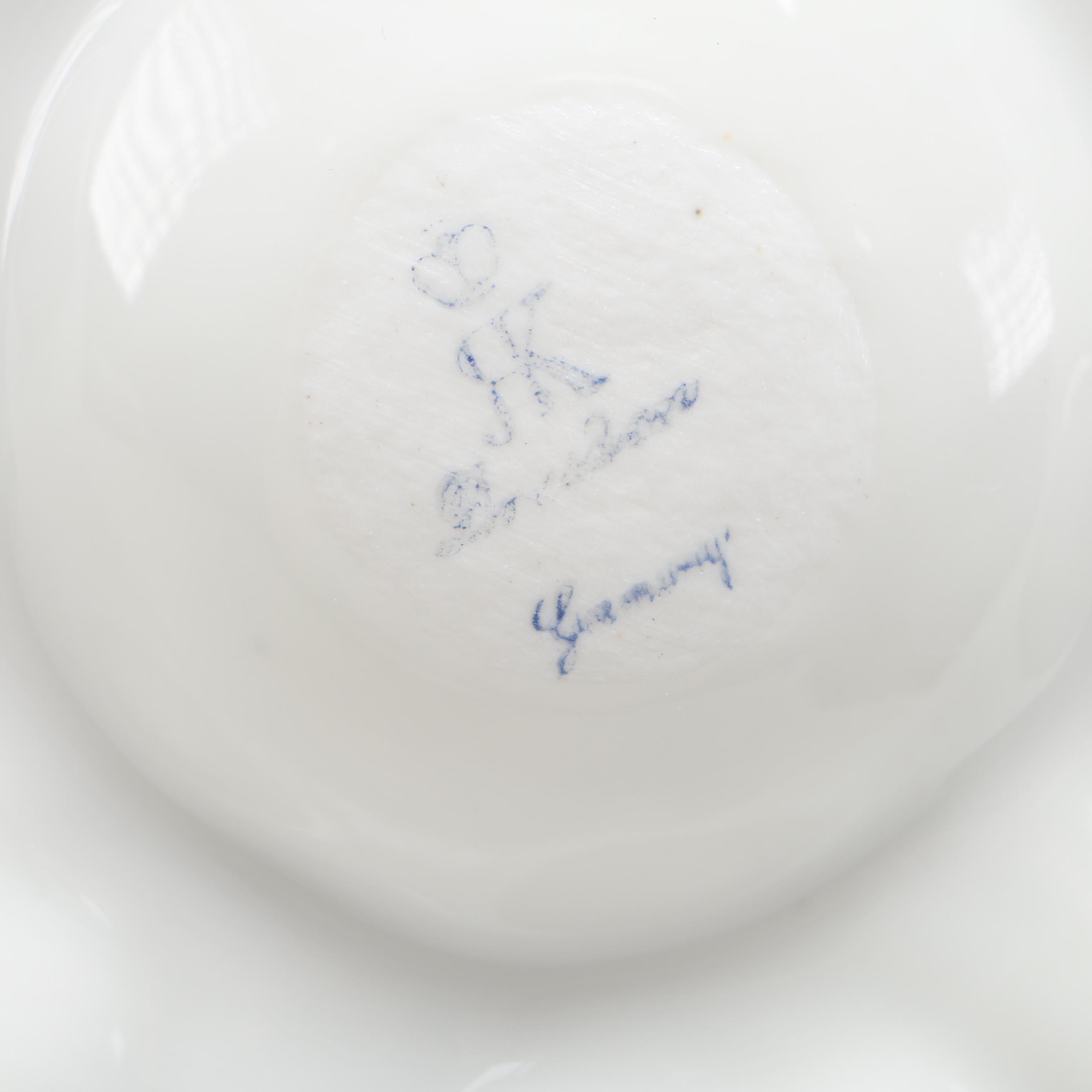 Porcelain Plates Including Antique Robert Klemm Oyster Plates