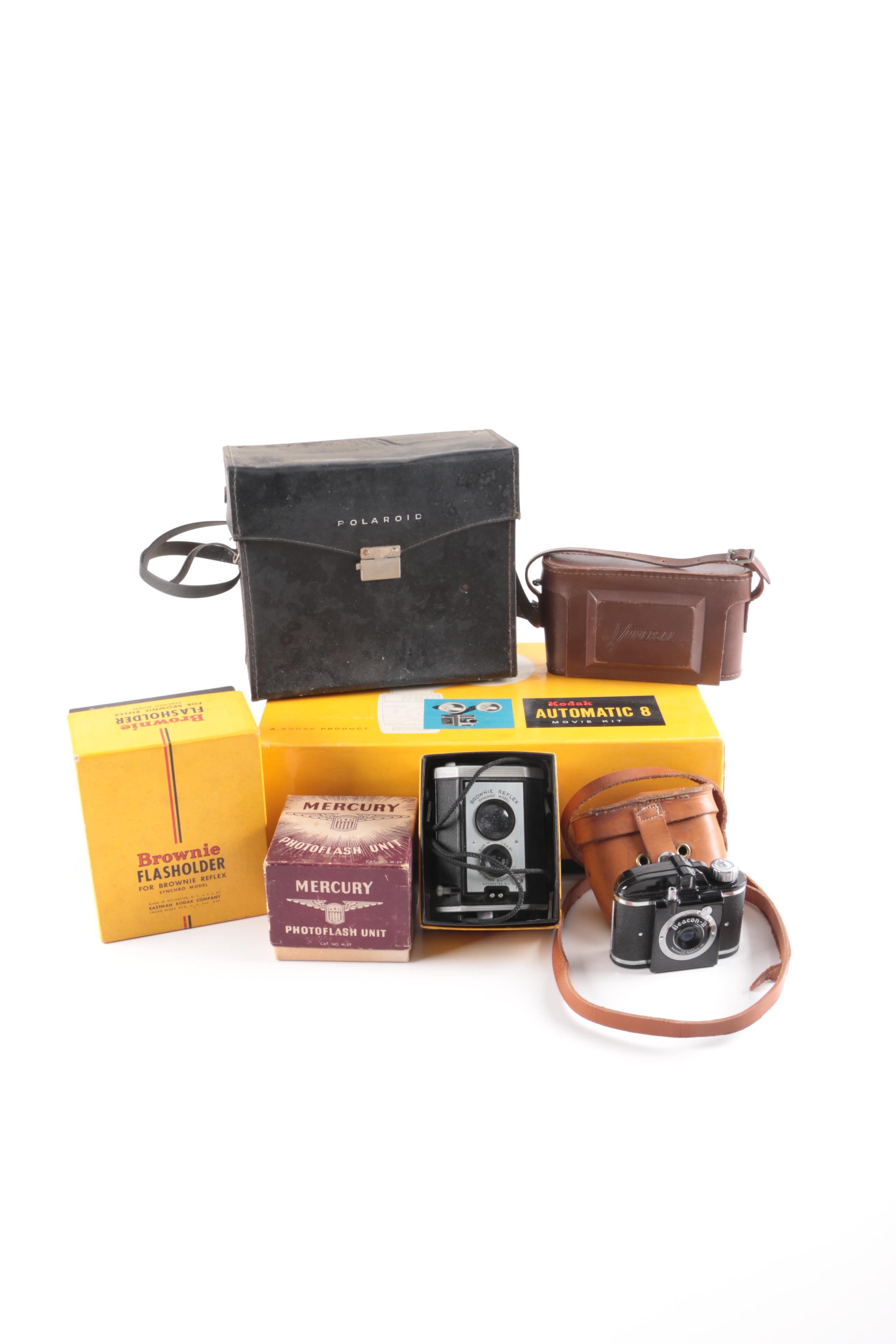 Mid-Century Film and Movie Cameras