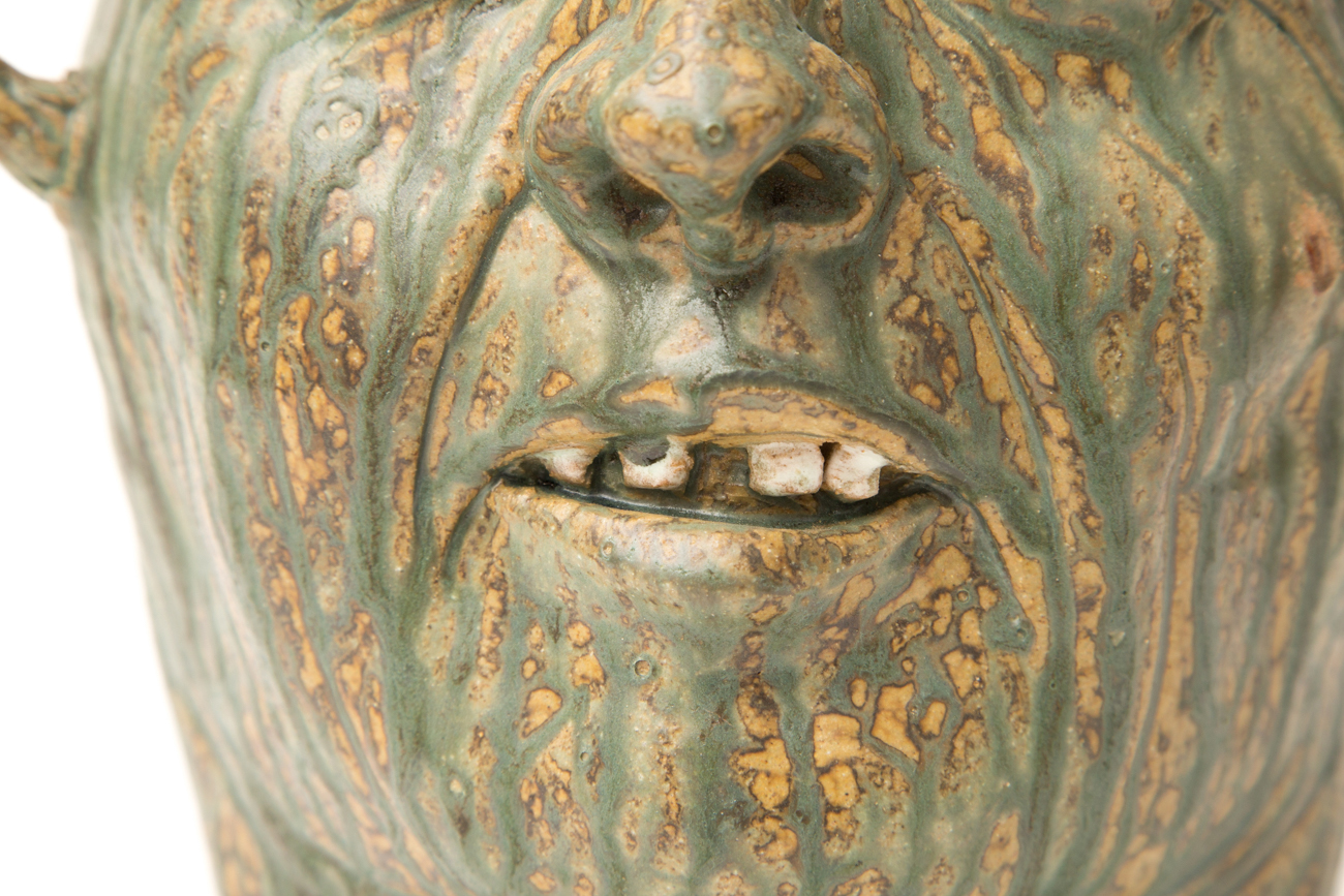Double Sided Devil's Face Jug By JC Mahlke - The Yankee Potter
