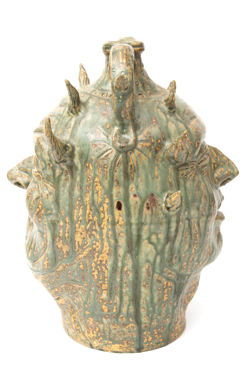 Double Sided Devil's Face Jug By JC Mahlke - The Yankee Potter