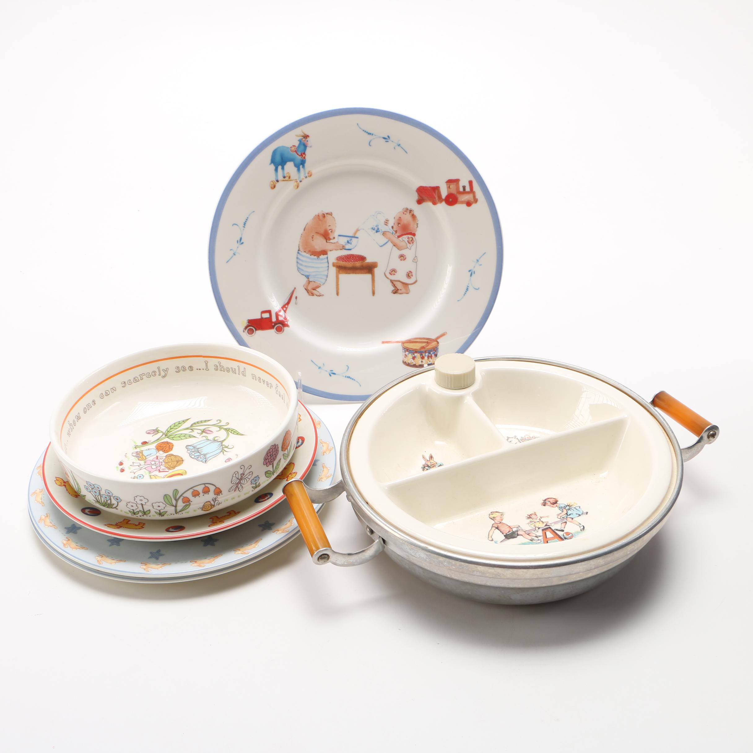 Ceramic Children's Dishes Featuring Tiffany & Co.