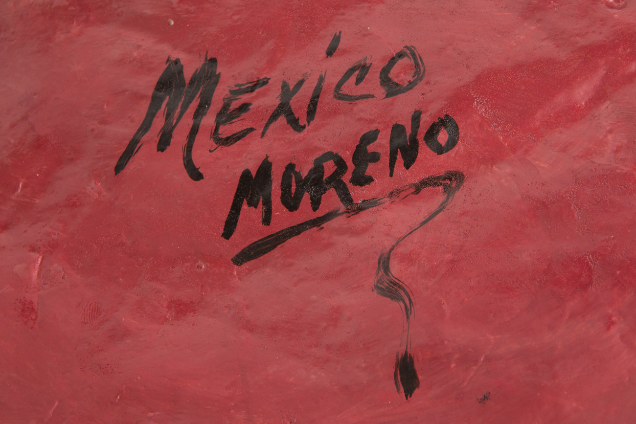 Pair Of Mexican Papier-mâché Skeleton Figurines By Saulo Moreno