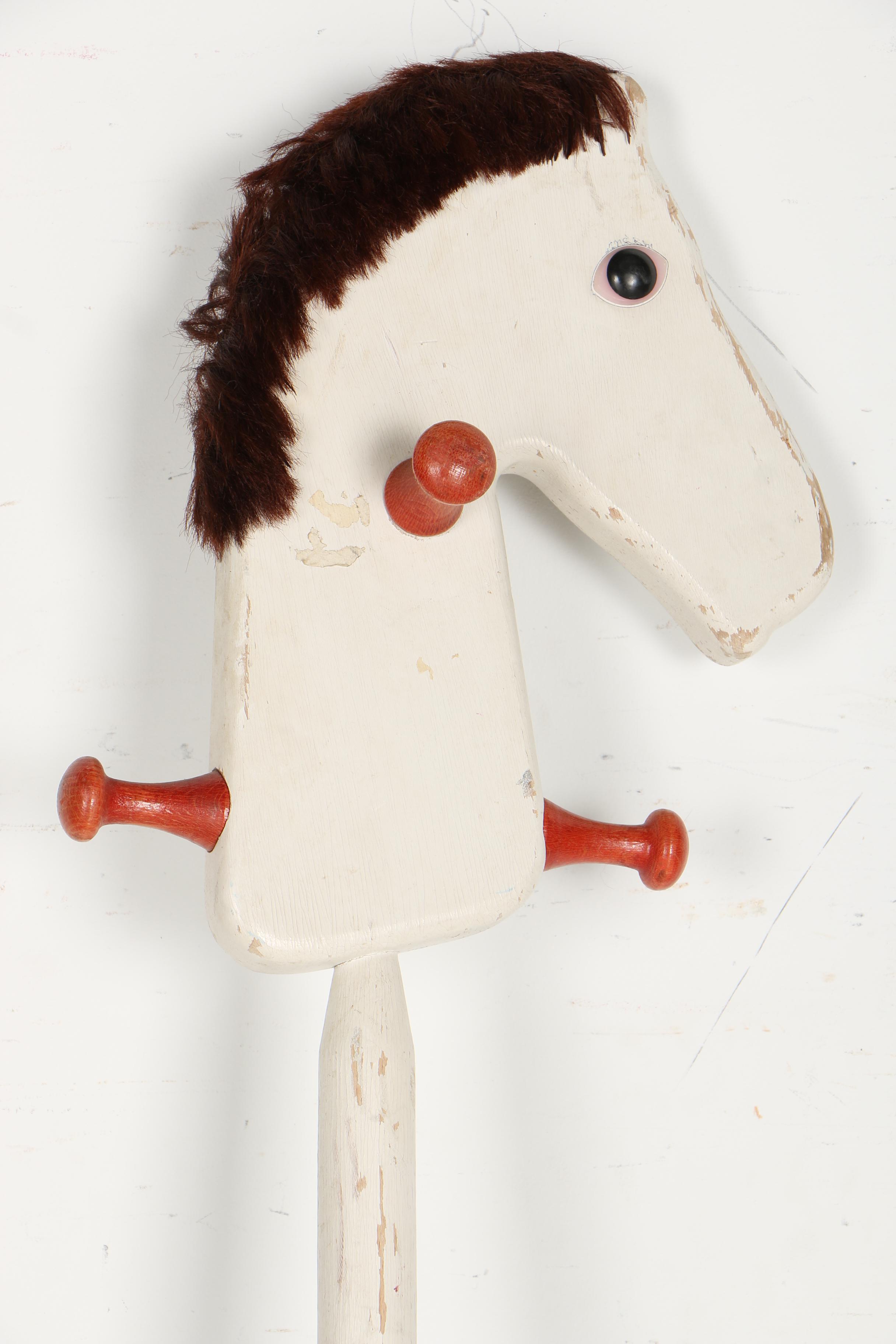 White Wooden Hobby Horse
