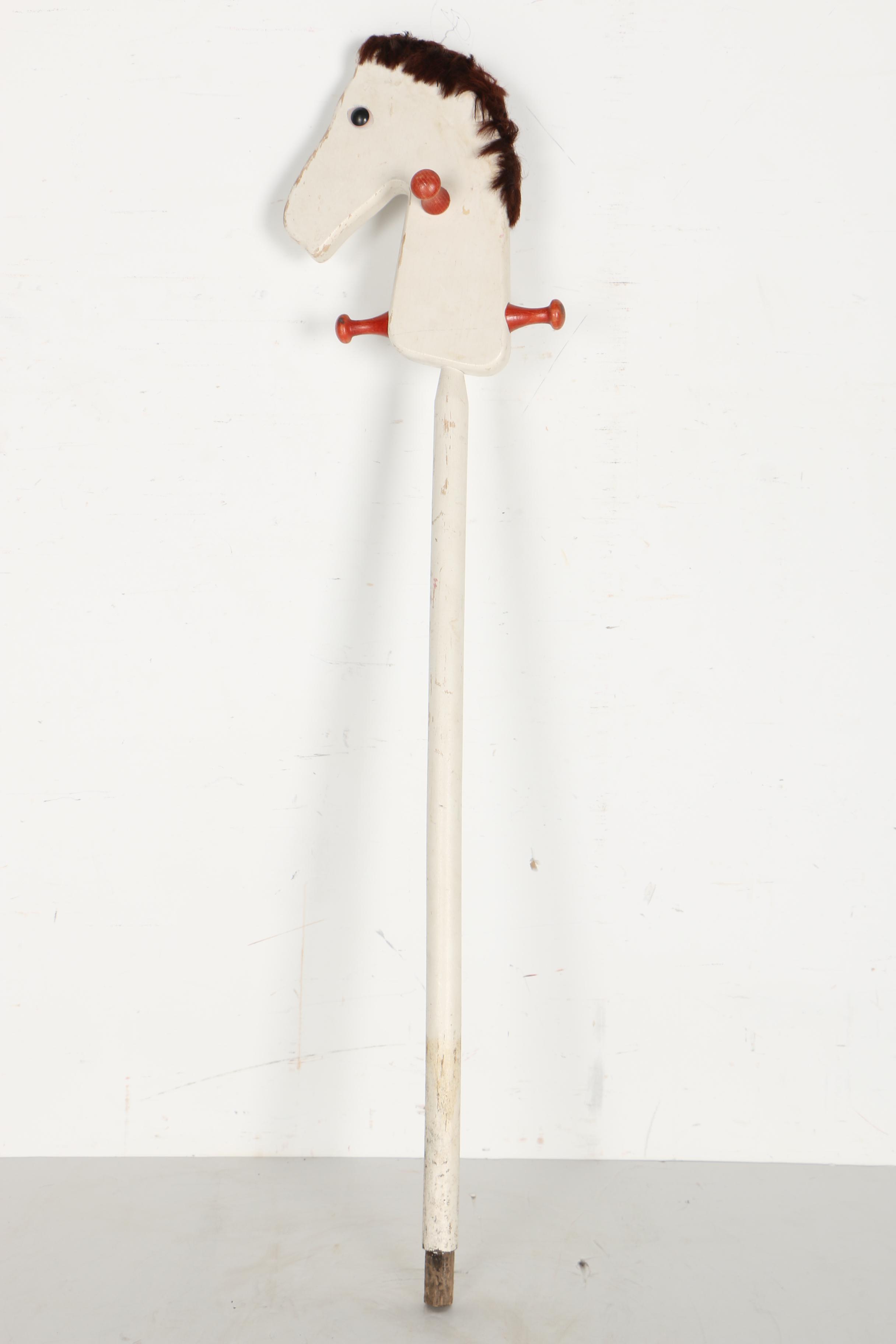 White Wooden Hobby Horse