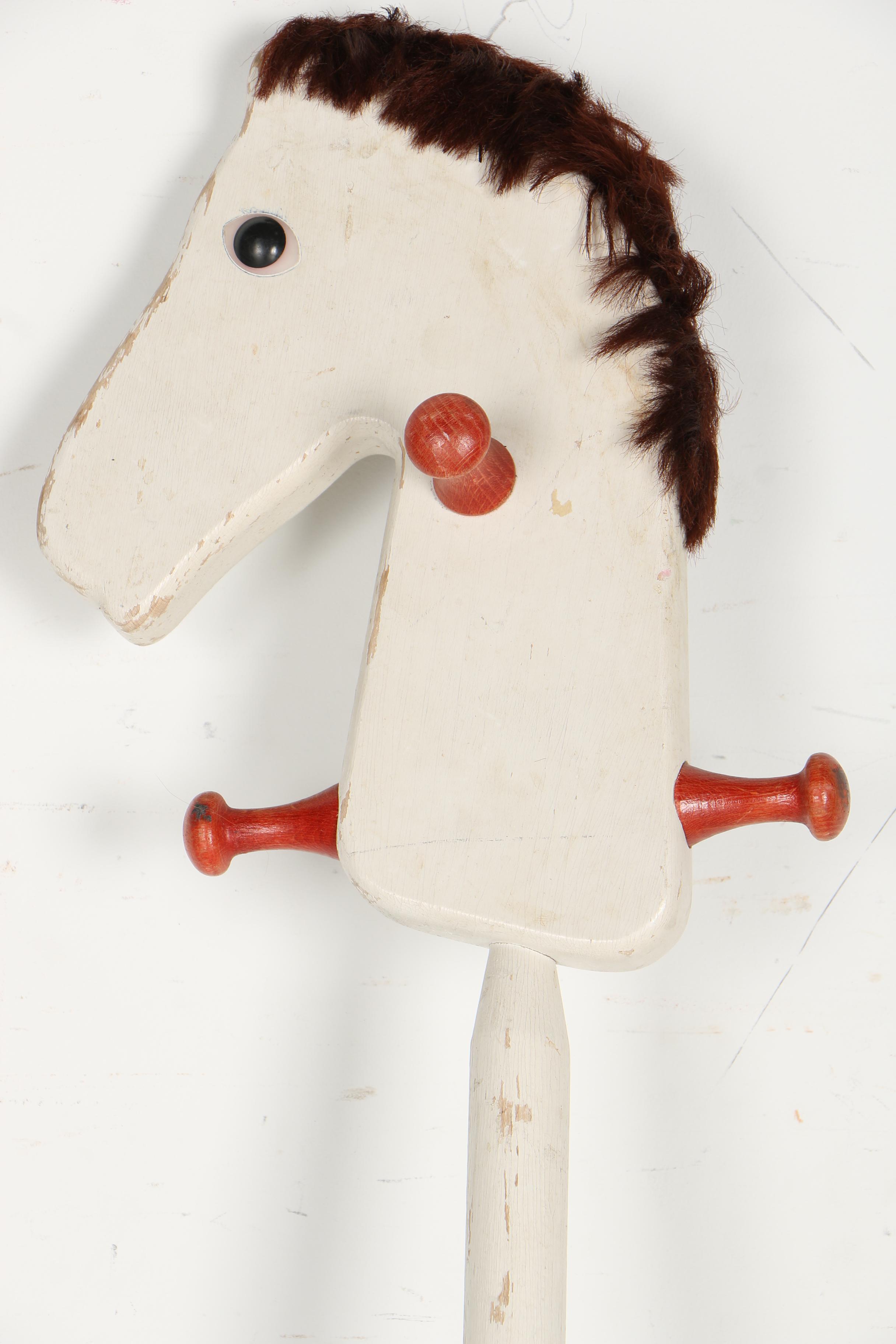 White Wooden Hobby Horse