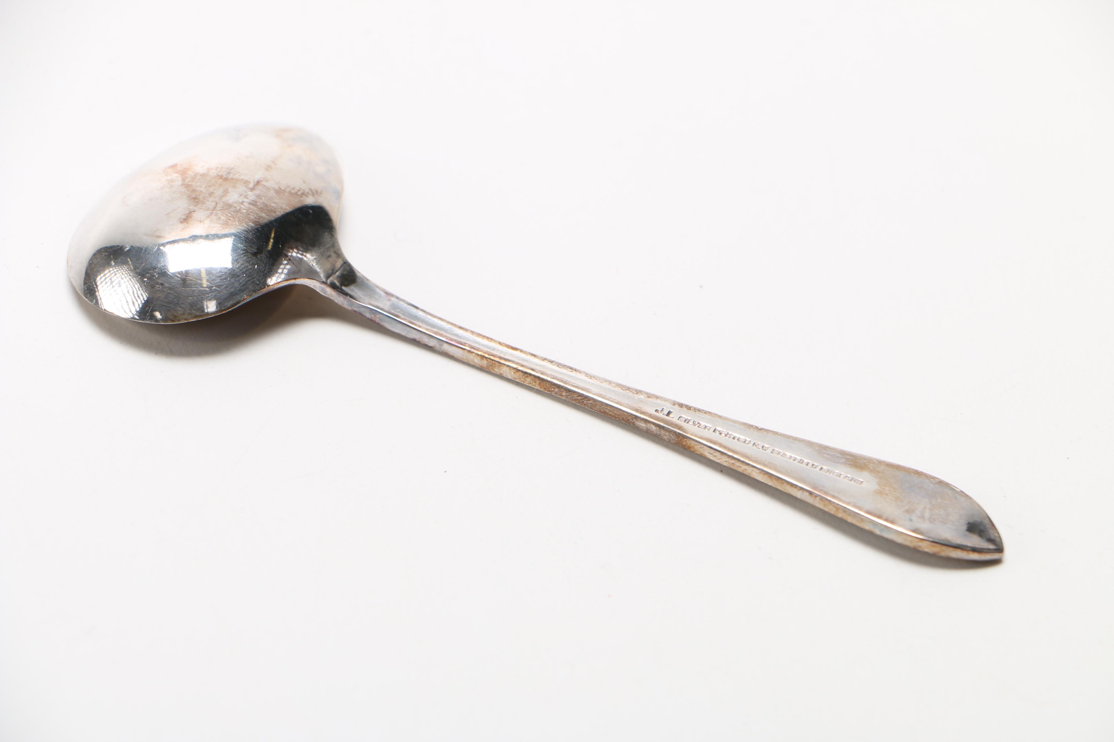 Sheffield Silver Plate Serving Utensils