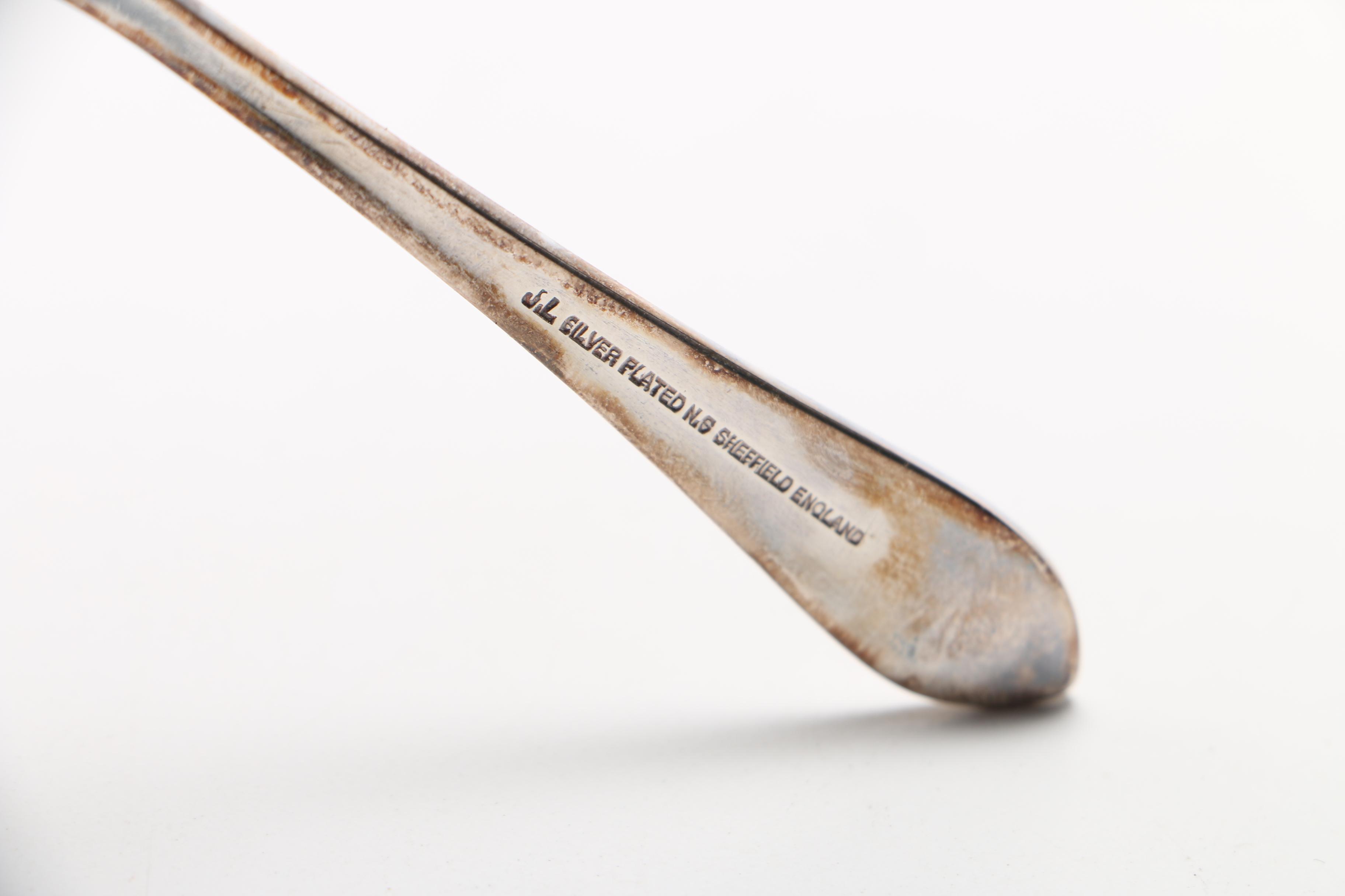 Sheffield Silver Plate Serving Utensils