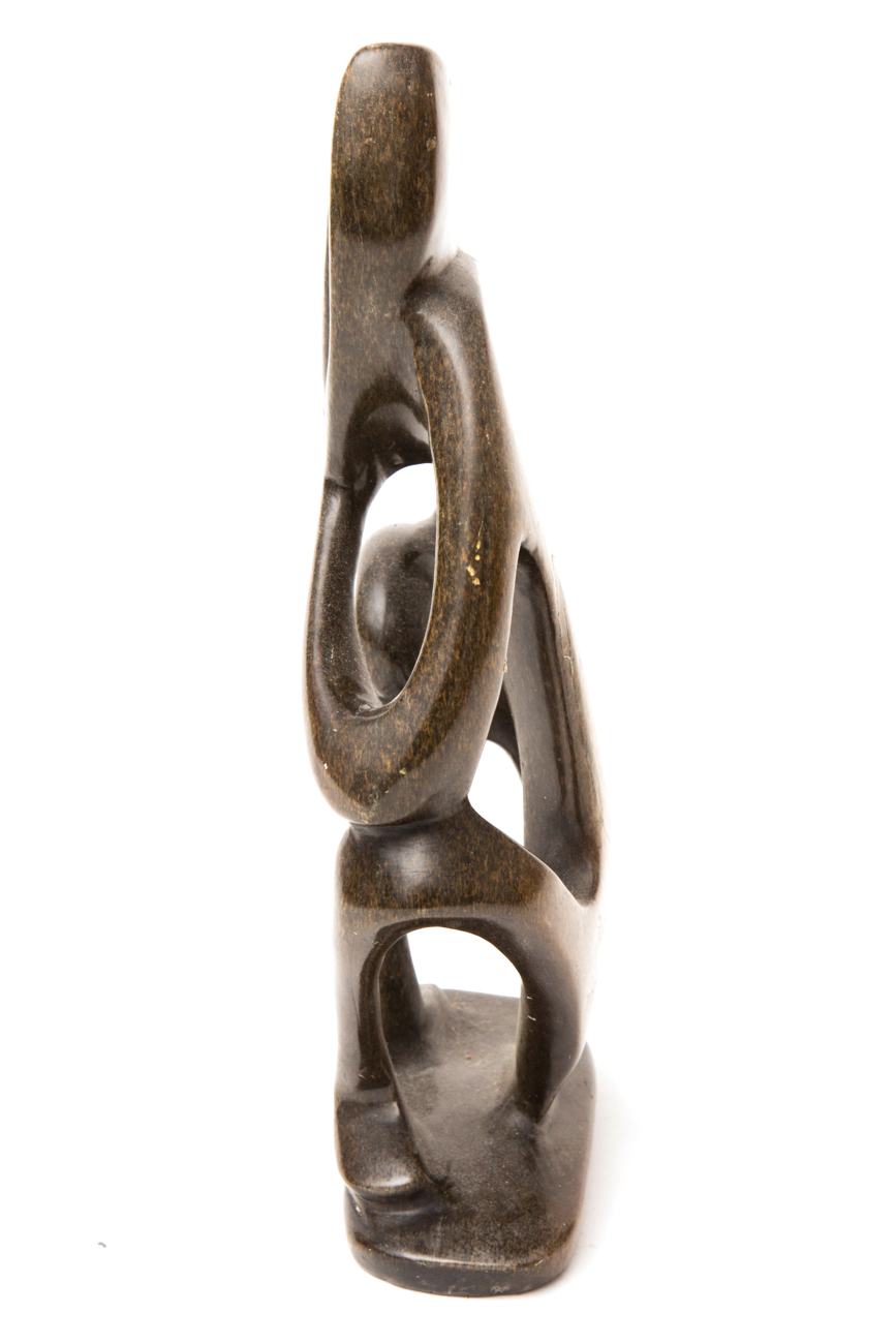 African Figural Stone Sculpture By Tendai Gwadu