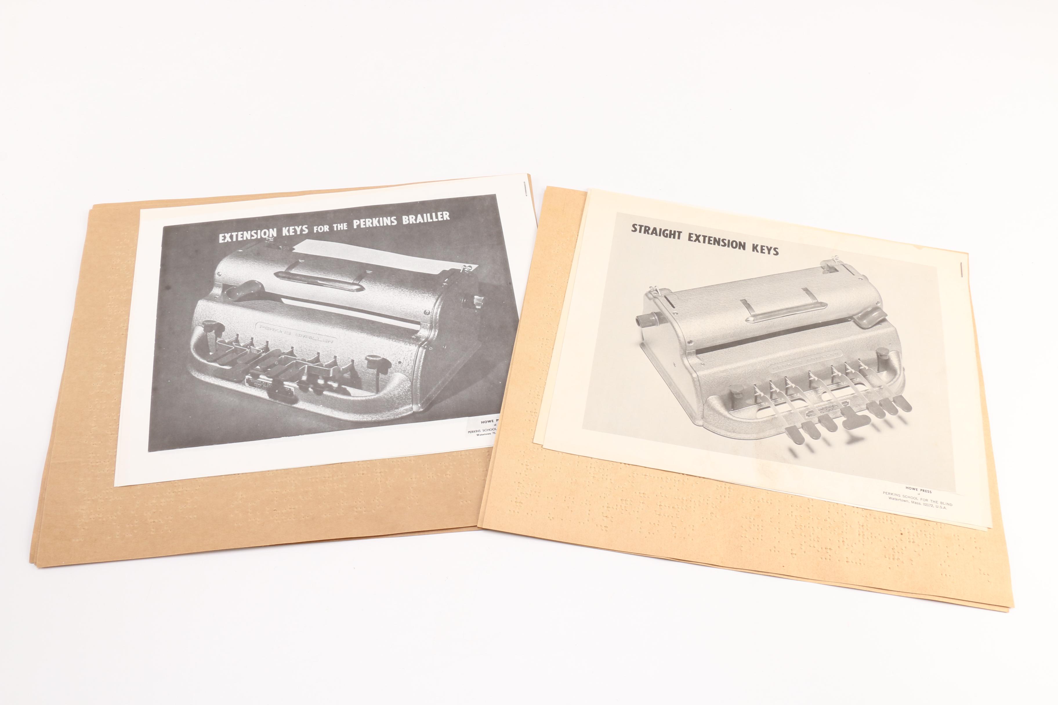 Vintage Perkins Brailler Typewriter