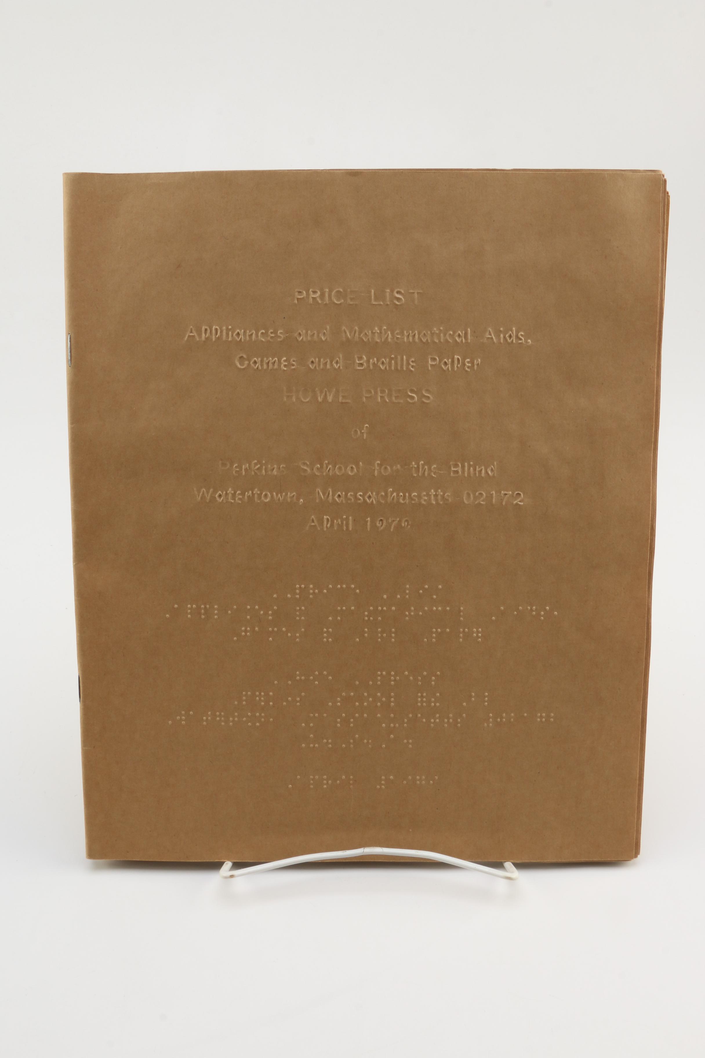 Vintage Perkins Brailler Typewriter