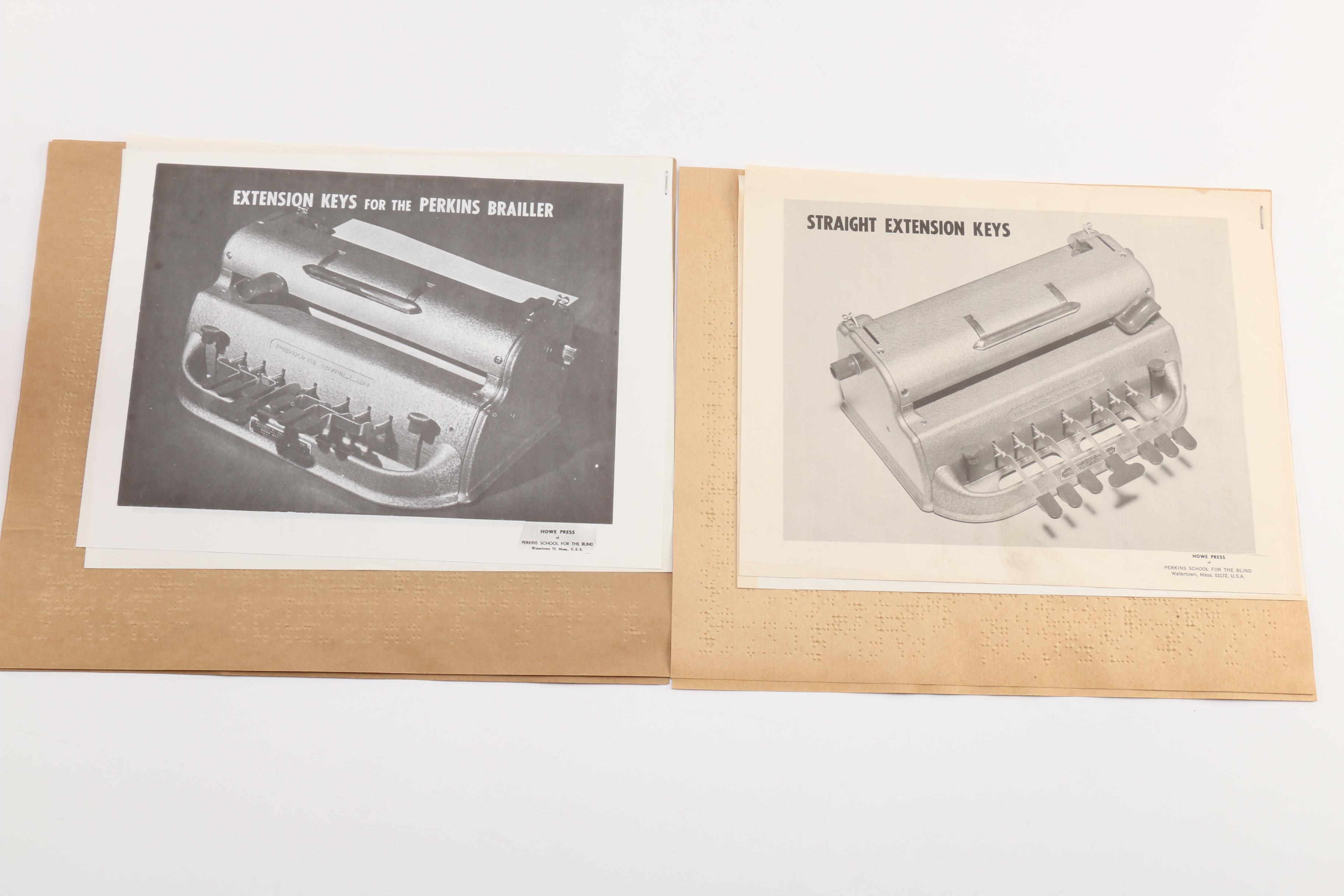 Vintage Perkins Brailler Typewriter