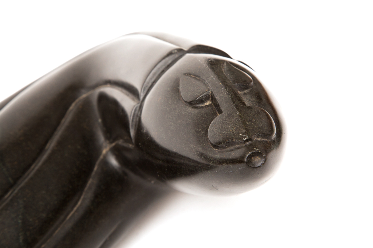 Shona African Modernist Stone Seal Sculpture