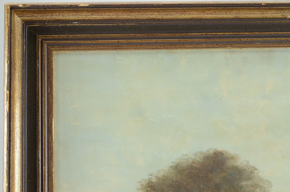 Helmut Reuter Original Pastoral Landscape Oil on Canvas