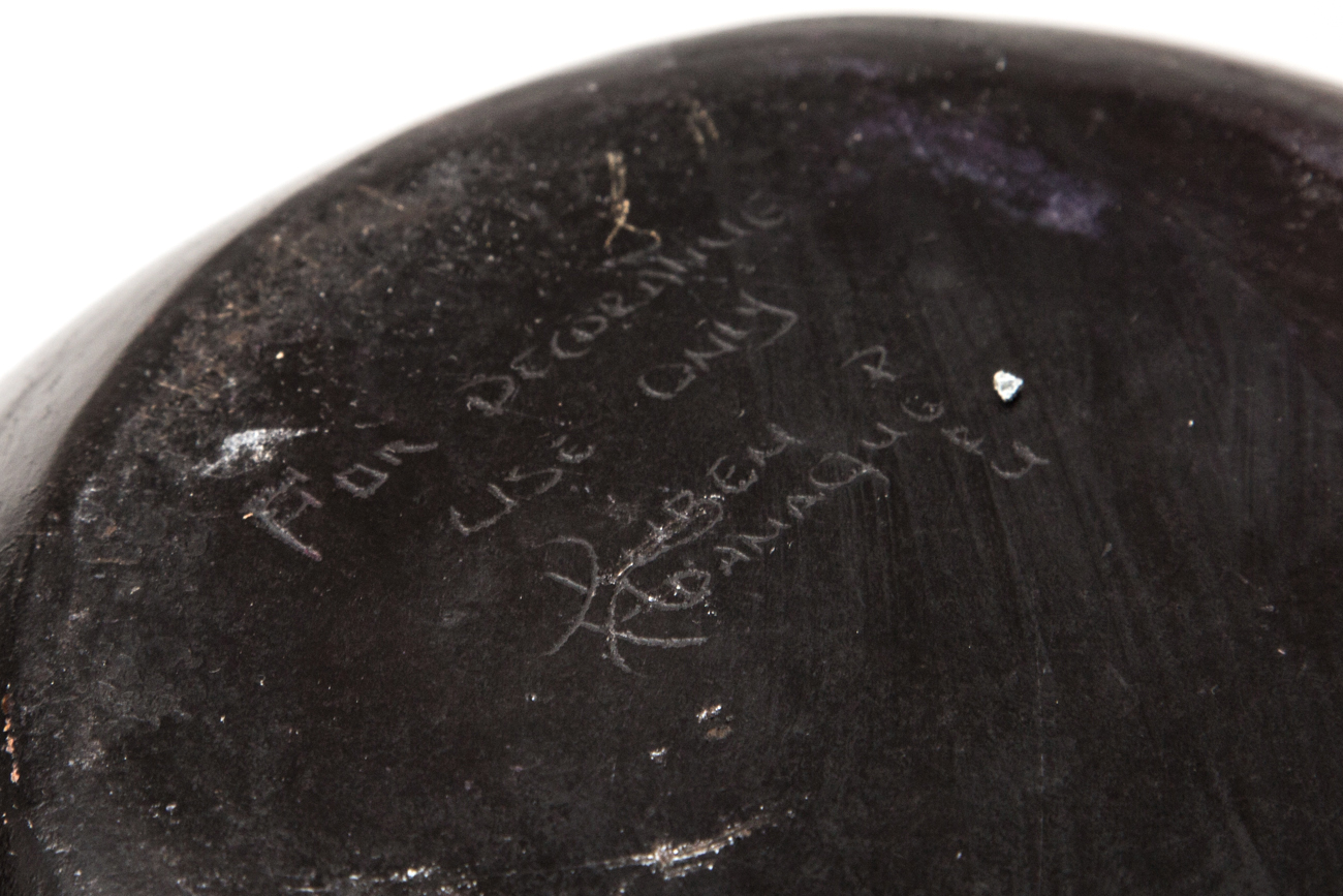 Large Handmade Ceramic Vase By Ruben Adanaque Inga