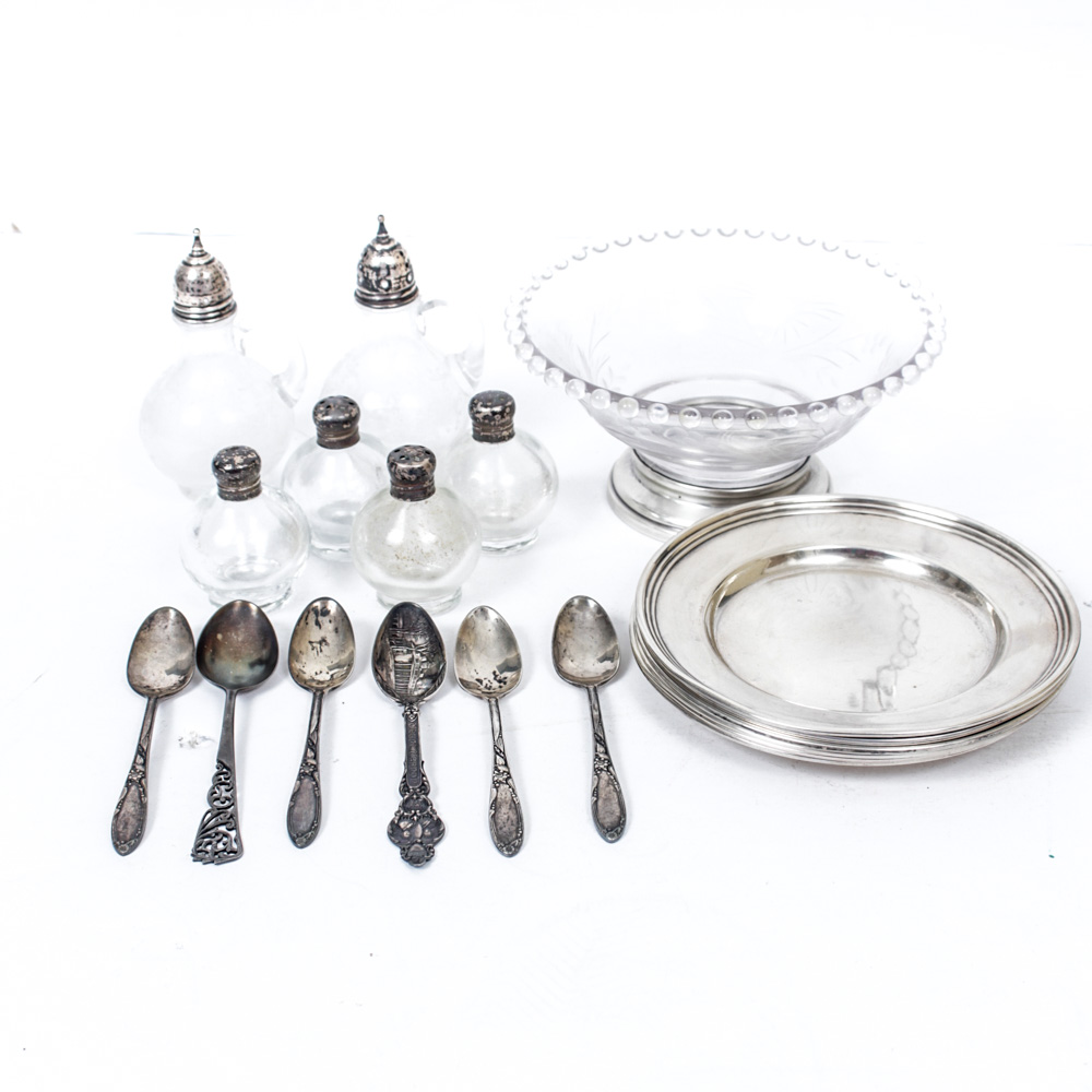 Sterling Silver Assortment Featuring Heirloom Spoons