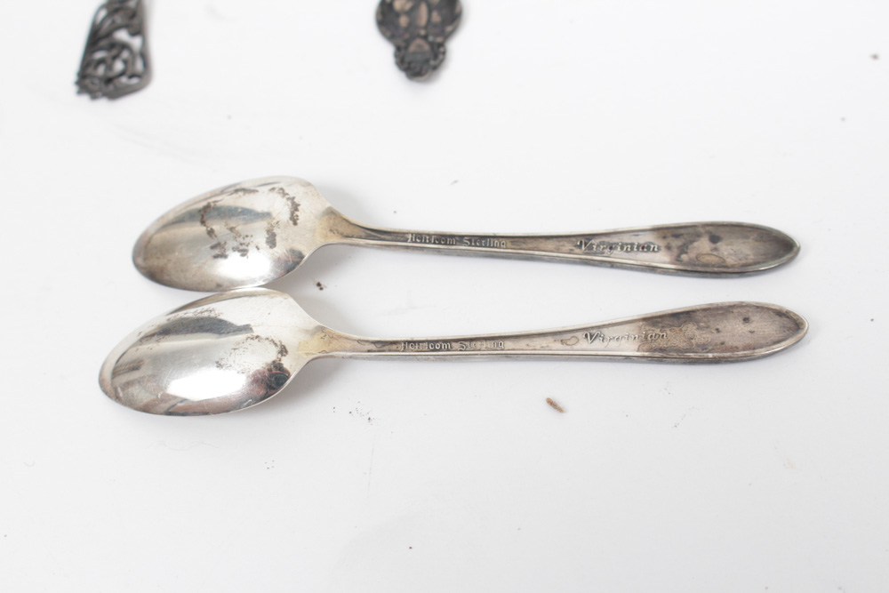 Sterling Silver Assortment Featuring Heirloom Spoons