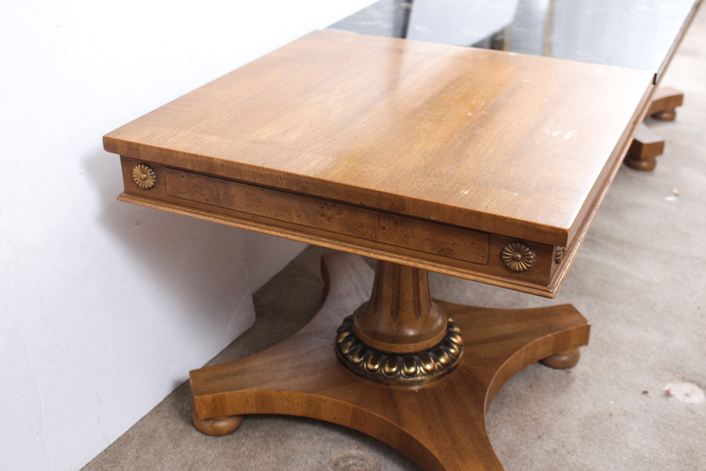 Mid-Century Marble Topped Coffee Table
