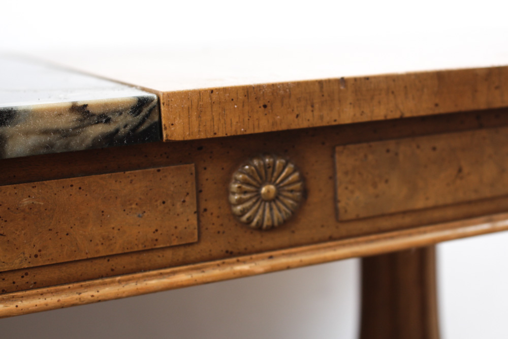 Mid-Century Marble Topped Coffee Table