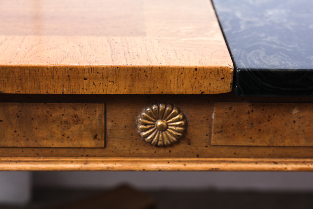 Mid-Century Marble Topped Coffee Table