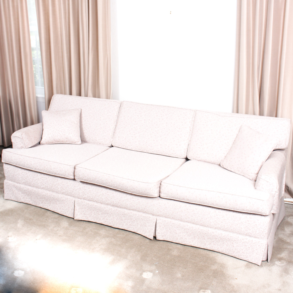 Mid-Century Custom Upholstered Sofa