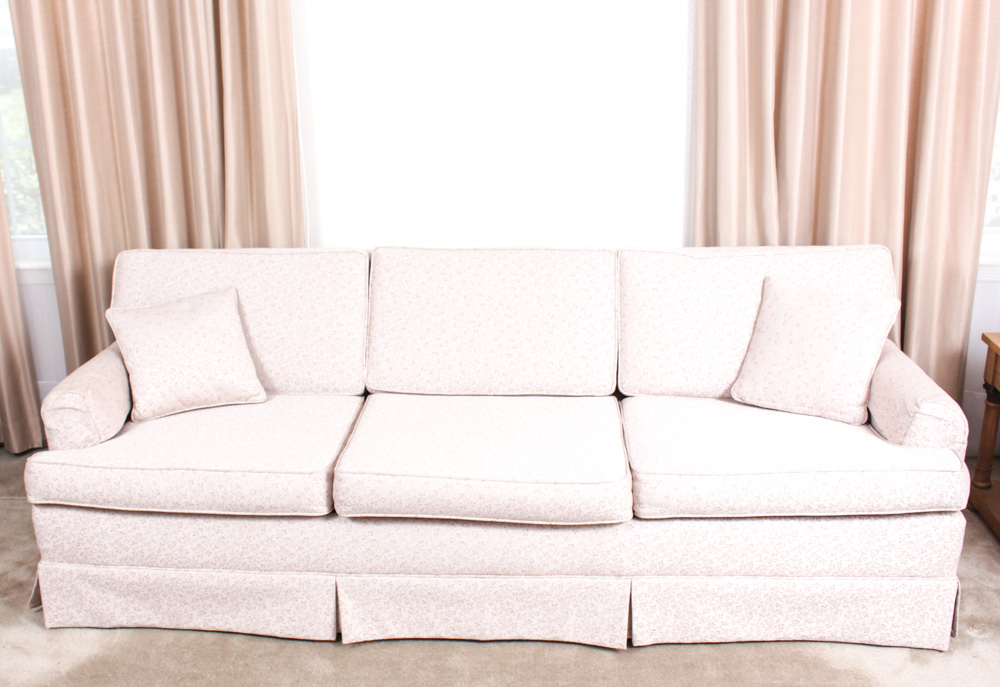 Mid-Century Custom Upholstered Sofa