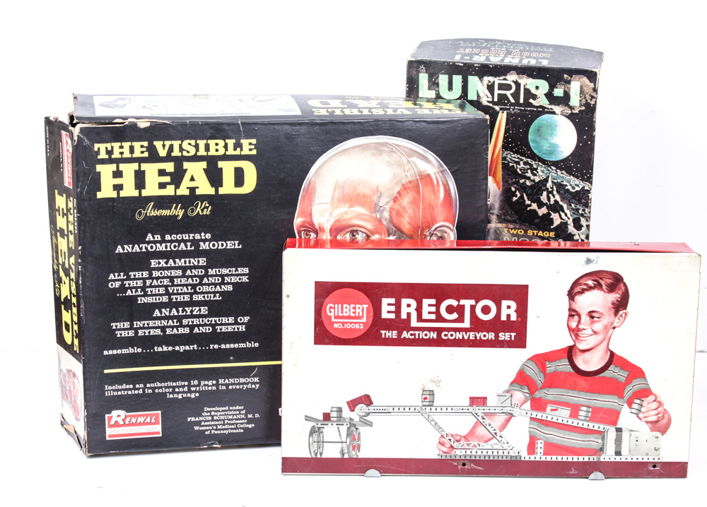 Educational Games Featuring "The Visible Head" and "Erector"