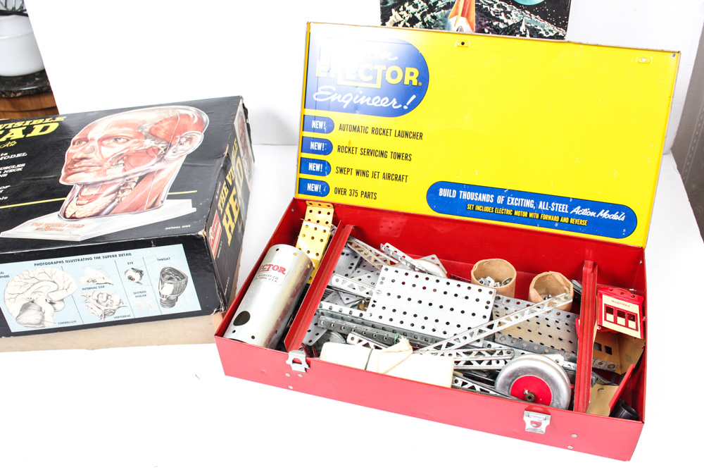 Educational Games Featuring "The Visible Head" and "Erector"