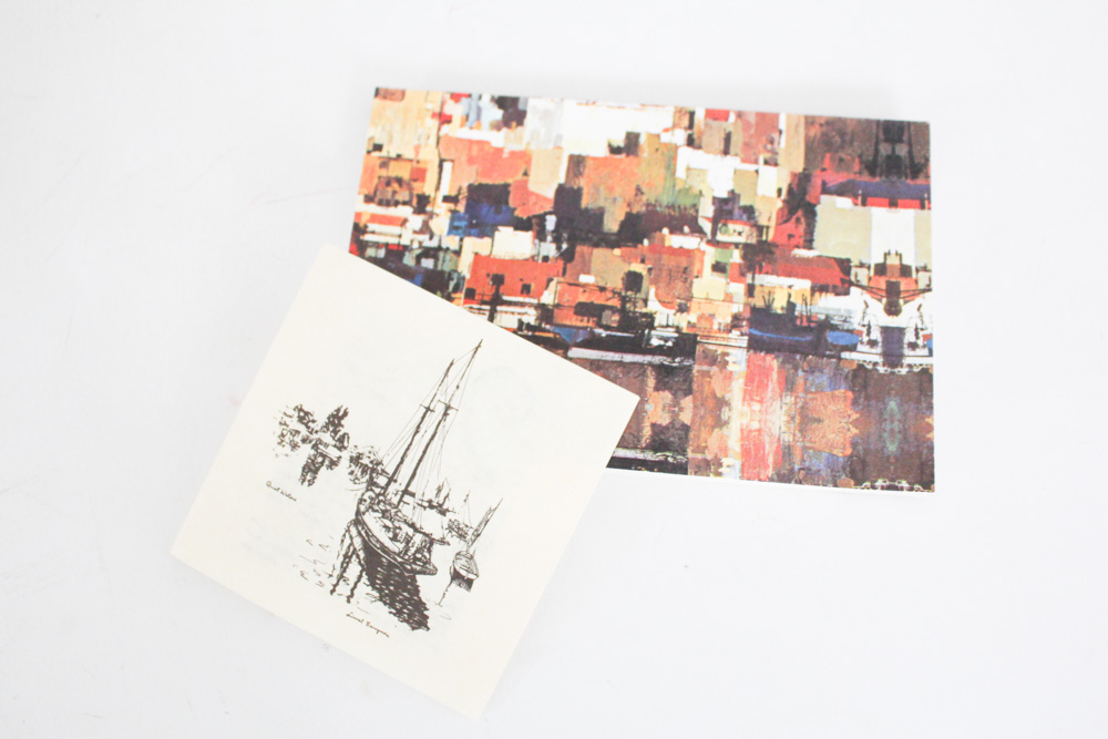Lionel Barrymore Foil Etchings and Plate Collection