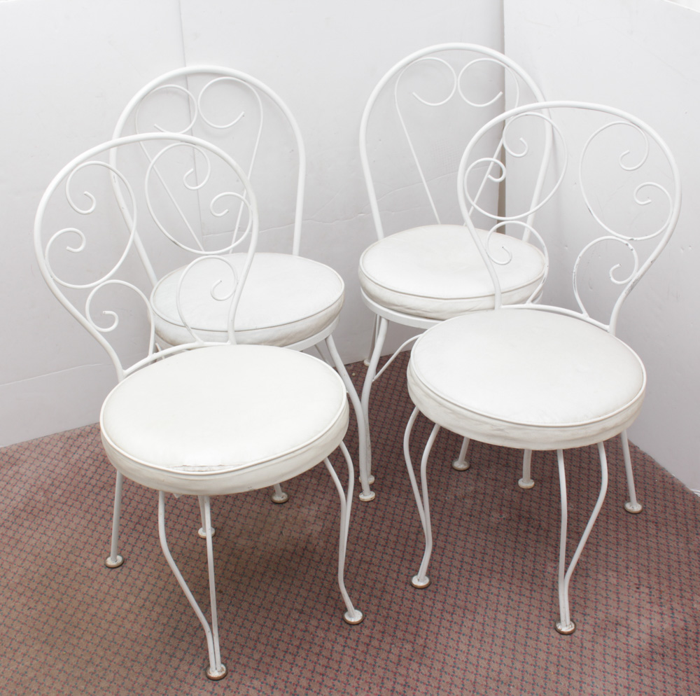 Retro Glass Patio Table and Chair Set