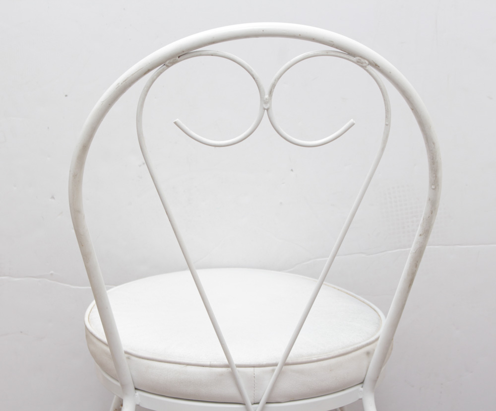 Retro Glass Patio Table and Chair Set