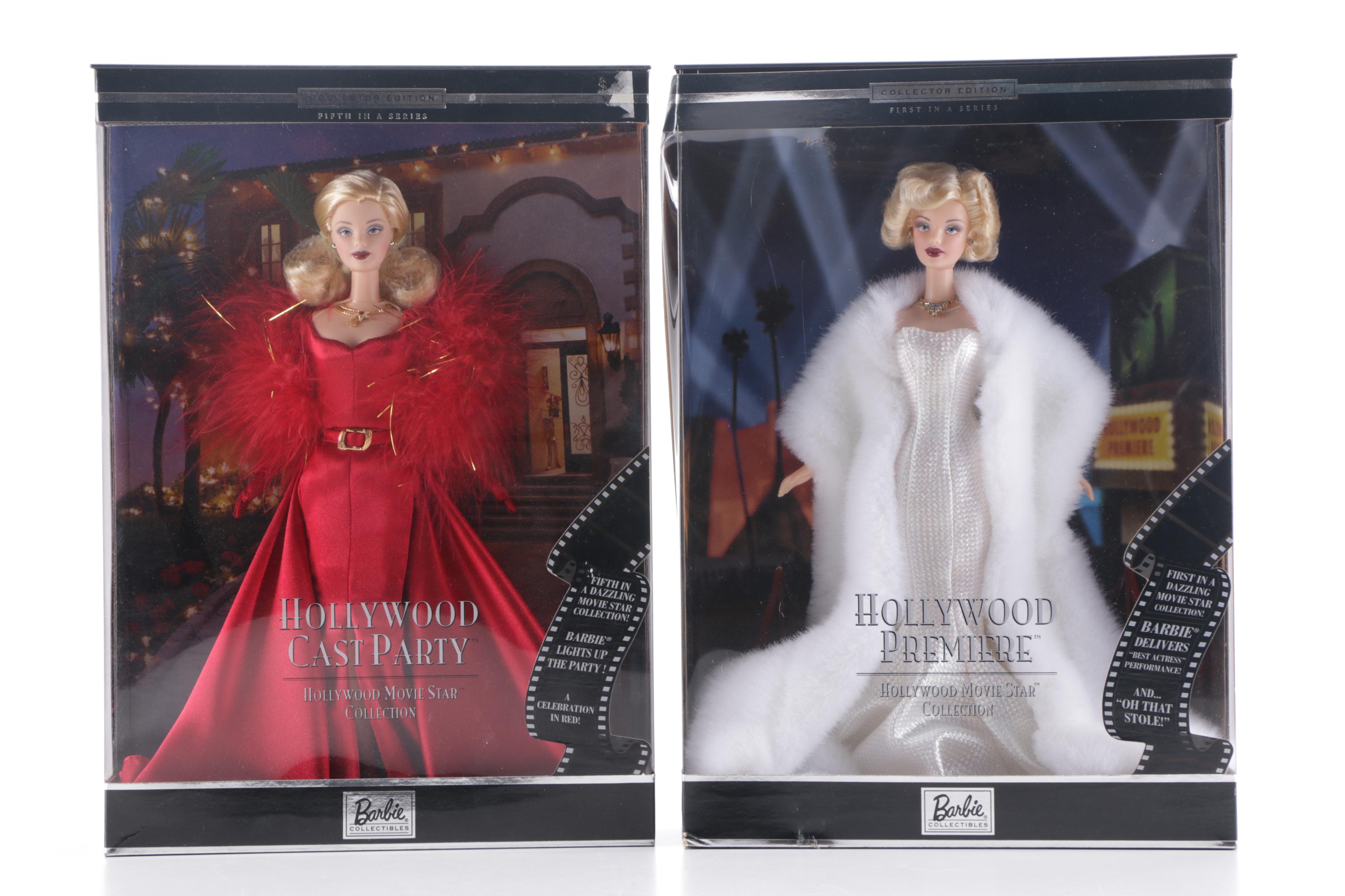Mattel Hollywood Movie Star Edition Barbie Dolls