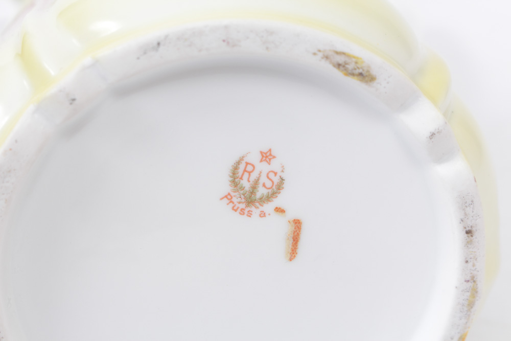 RS Prussia Porcelain Tankard Pitcher