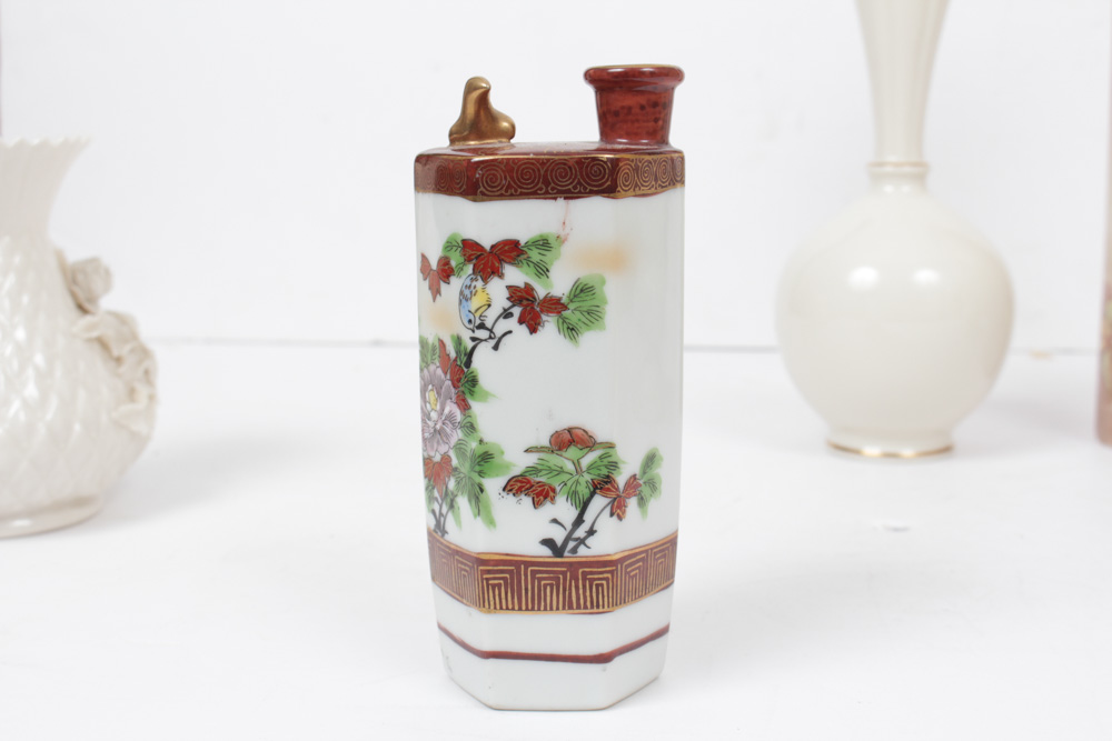 Floral Vases Featuring Belleek and Lenox