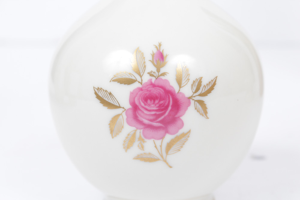 Floral Vases Featuring Belleek and Lenox