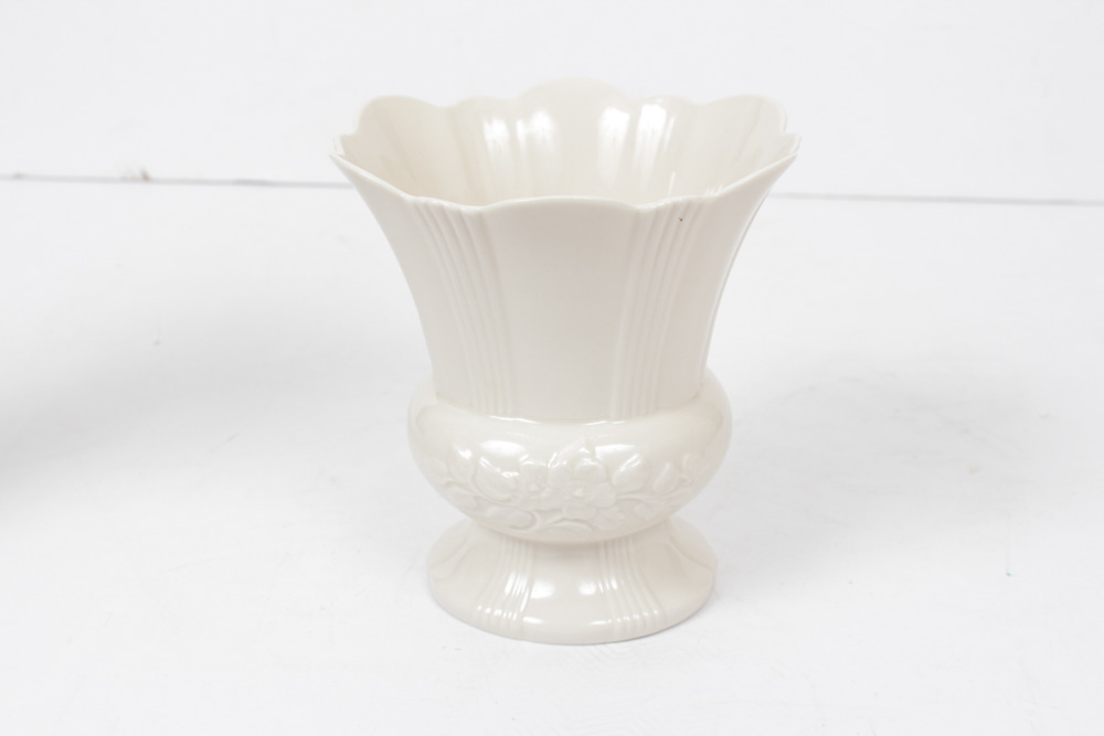Floral Vases Featuring Belleek and Lenox