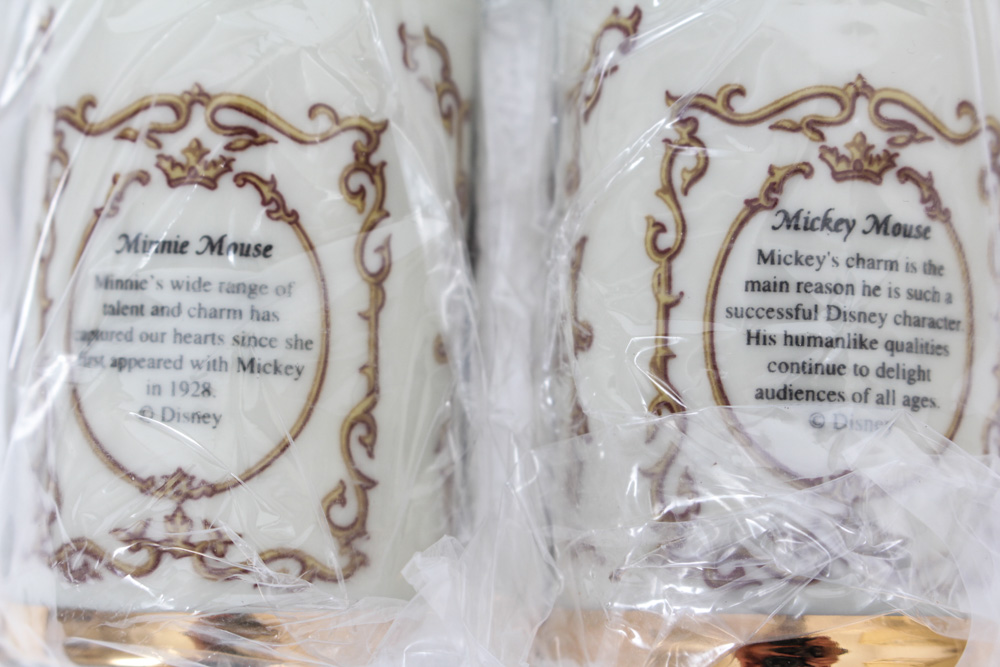 Lenox Salt and Pepper Shakers Featuring Disney's Mickey & Minnie