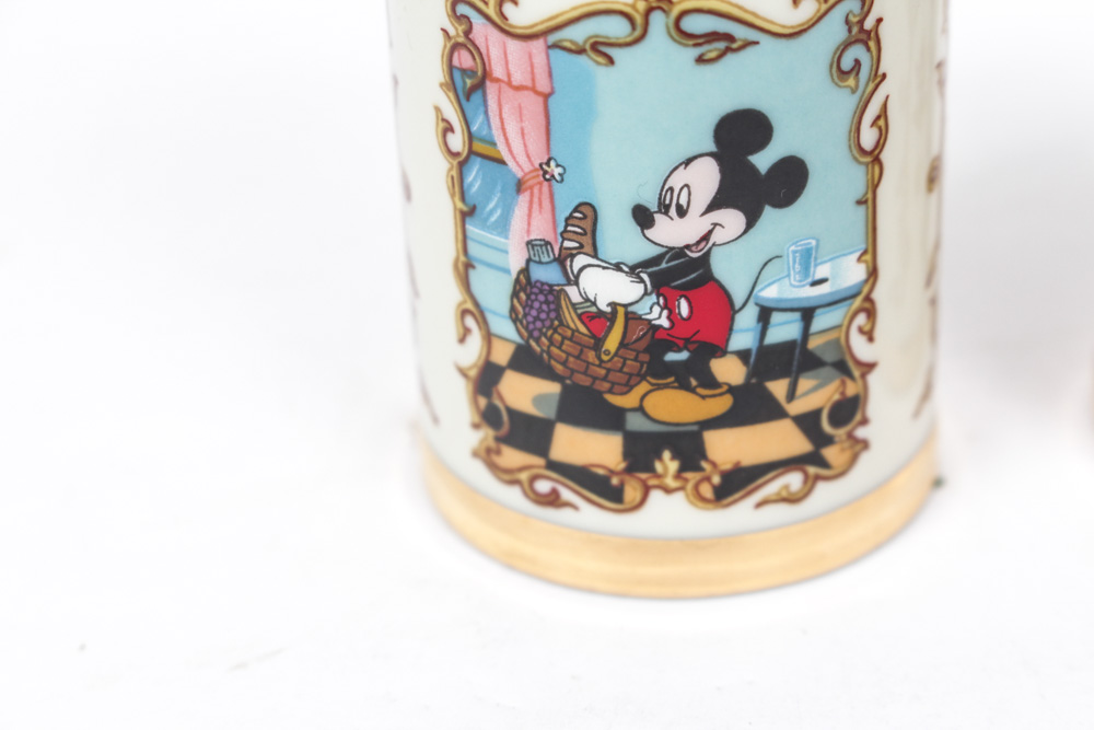 Lenox Salt and Pepper Shakers Featuring Disney's Mickey & Minnie