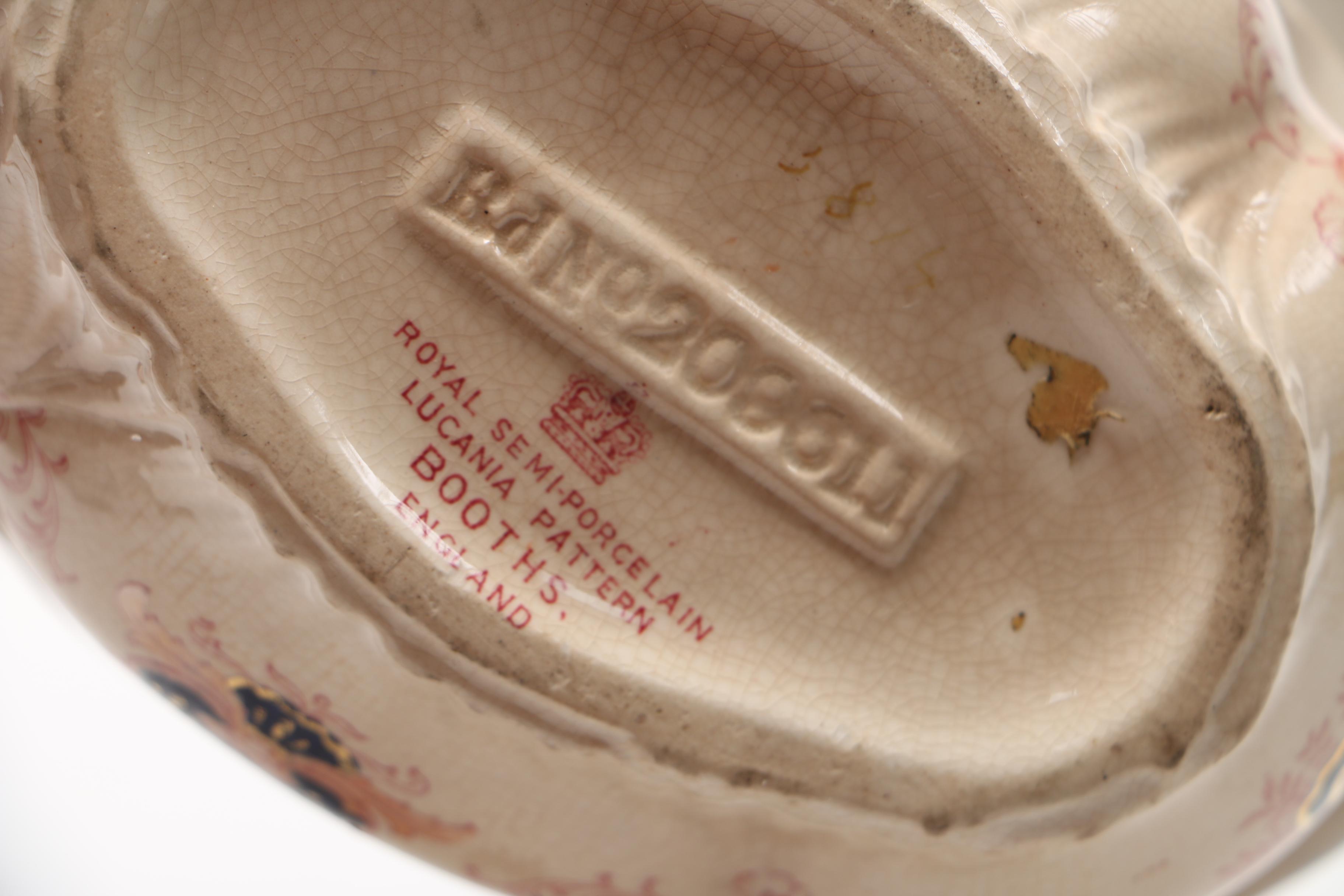 Ironstone and Porcelain Tableware Including Crown Ducal and Delft