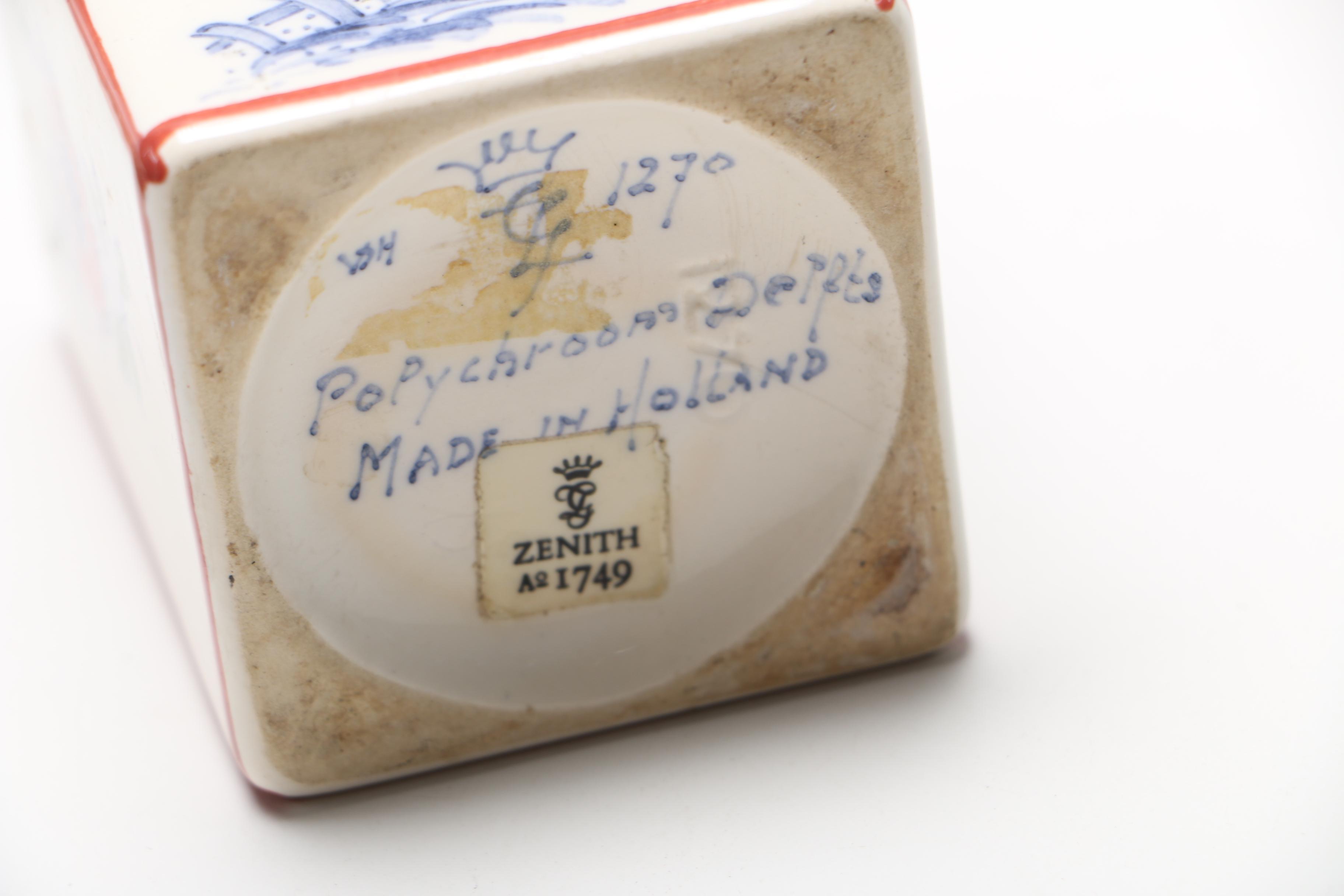 Ironstone and Porcelain Tableware Including Crown Ducal and Delft