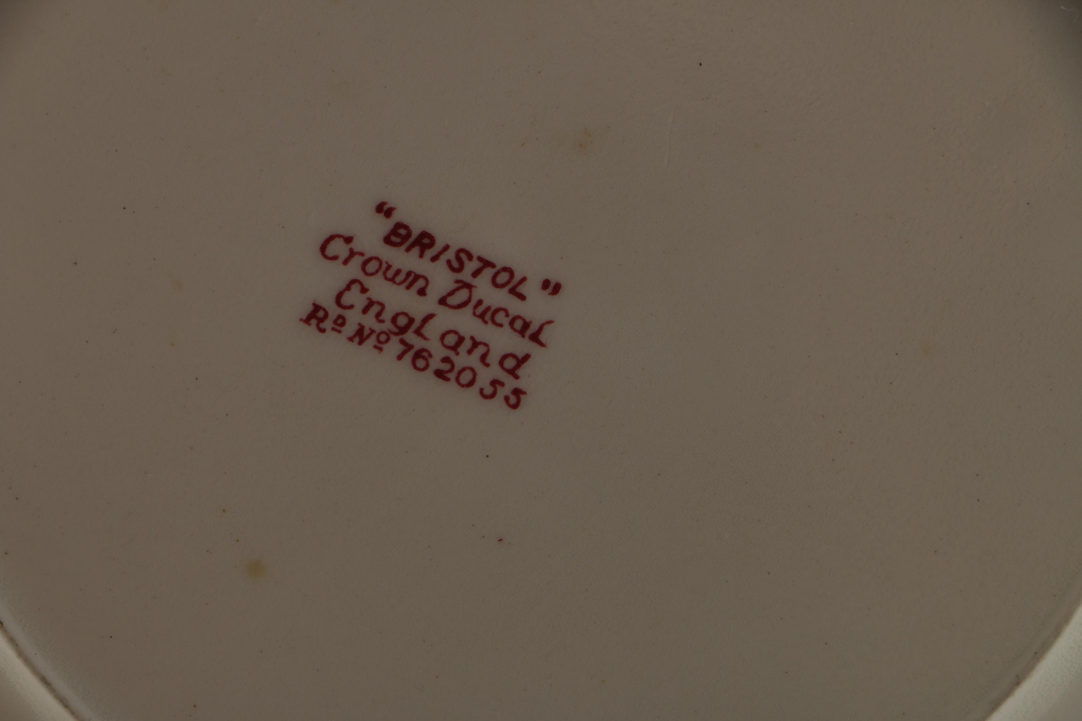 Ironstone and Porcelain Tableware Including Crown Ducal and Delft