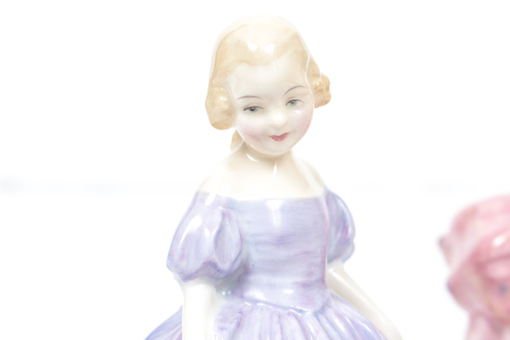 Royal Doulton "Marie" and "Bo-Peep" Figurines