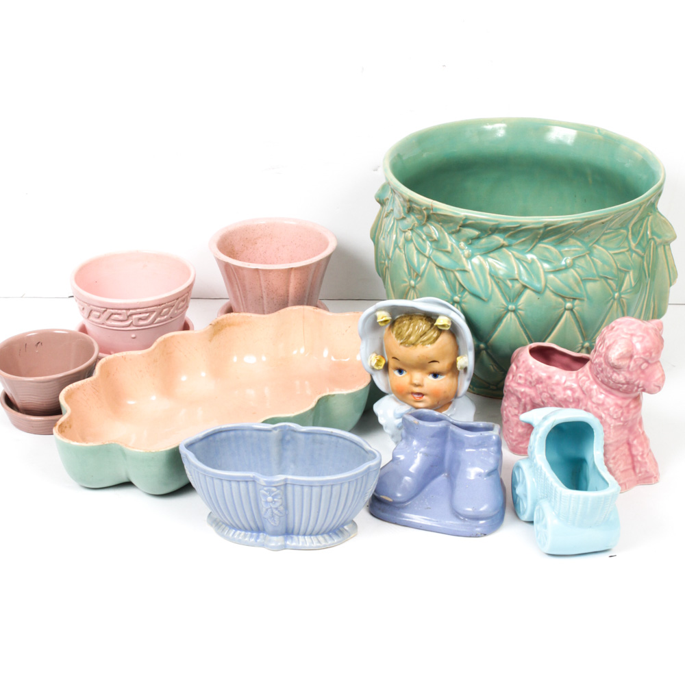Pottery Assortment Featuring McCoy