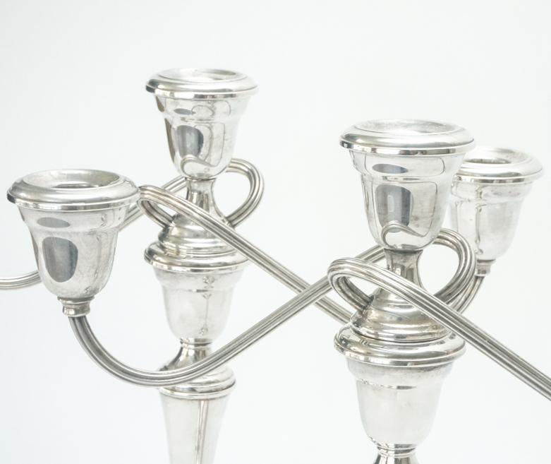 Pair of Gorham Silver Plated "Colonial" Candelabra